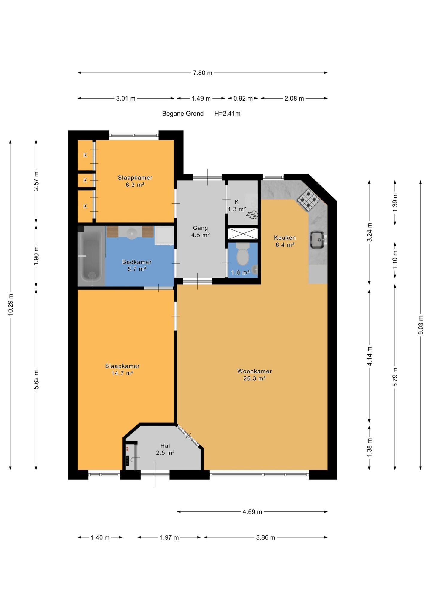Appartement te koop: Bockenbergstraat 4, Gouda