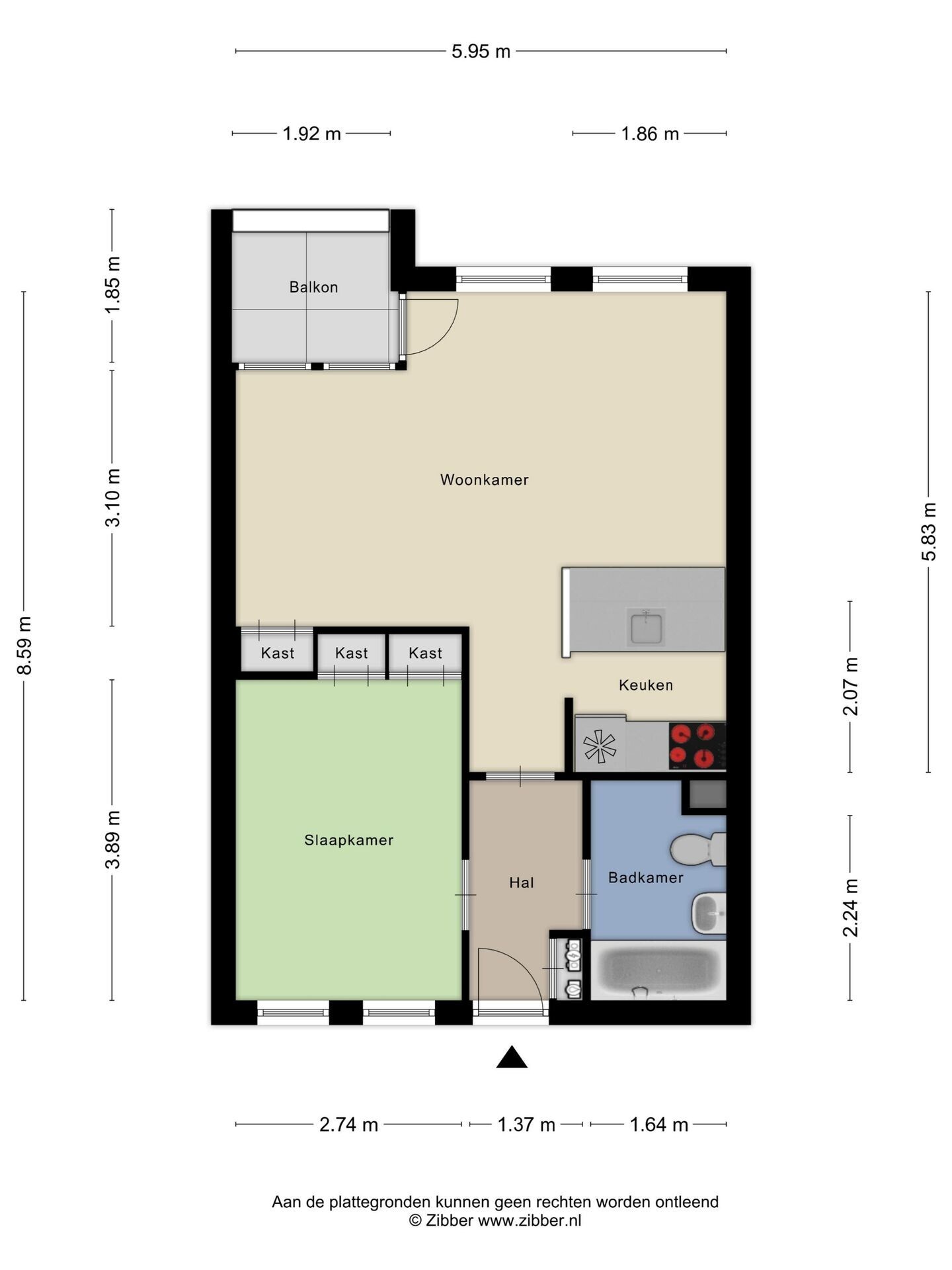 Appartement te koop: Graaf Florisweg 71-9, Gouda