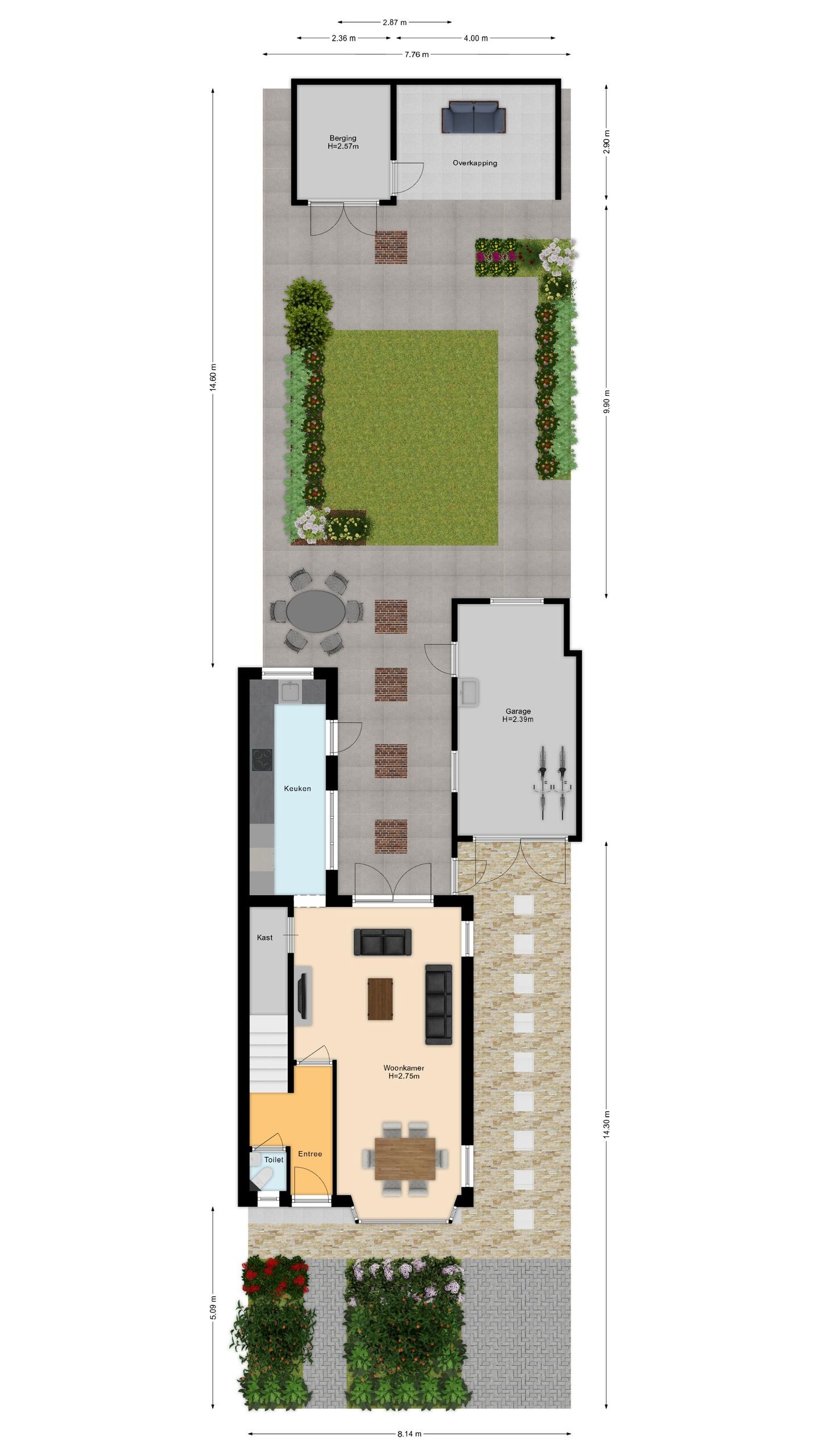 Twee-onder-één-kap te koop: Churchillplein 3, Ridderkerk