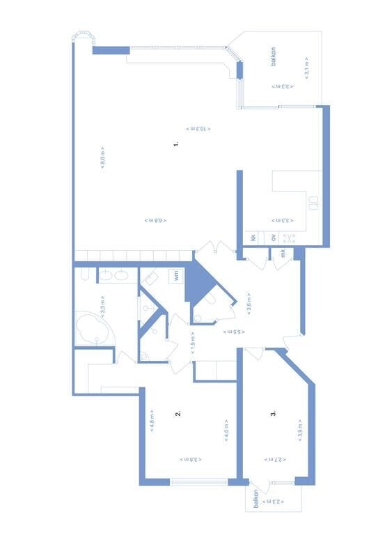 Appartement te huur: Willemskade 15C, Rotterdam