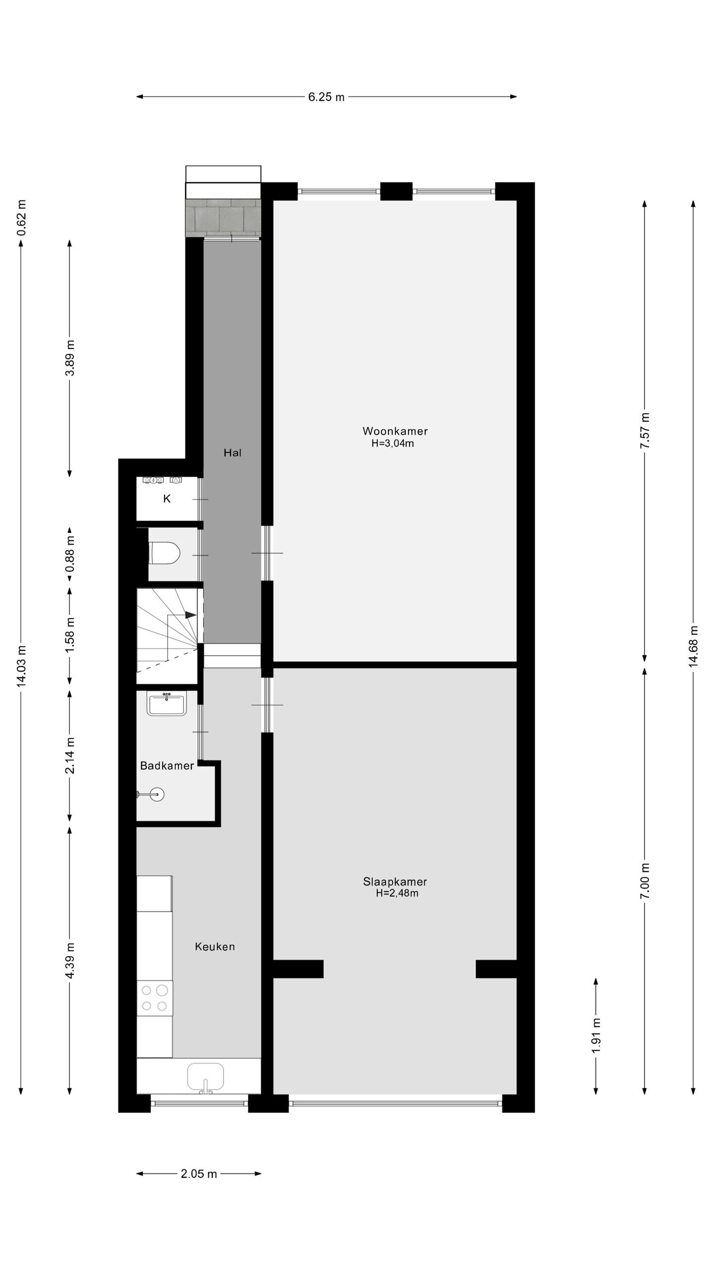 Appartement te koop: Bergweg 295A, Rotterdam