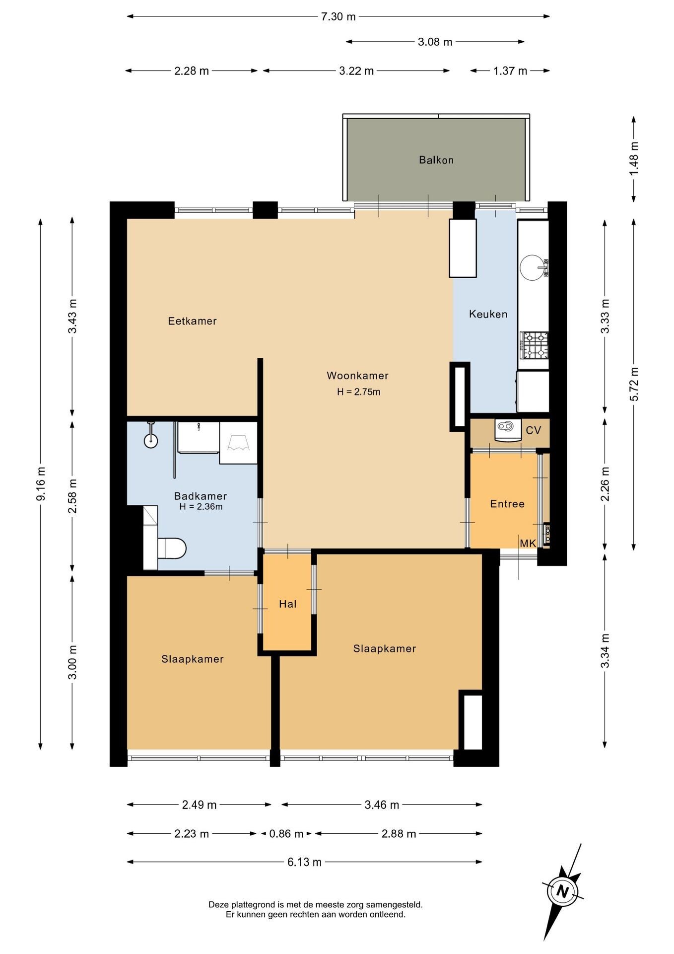 Appartement te koop: Navanderstraat 8B, Rotterdam