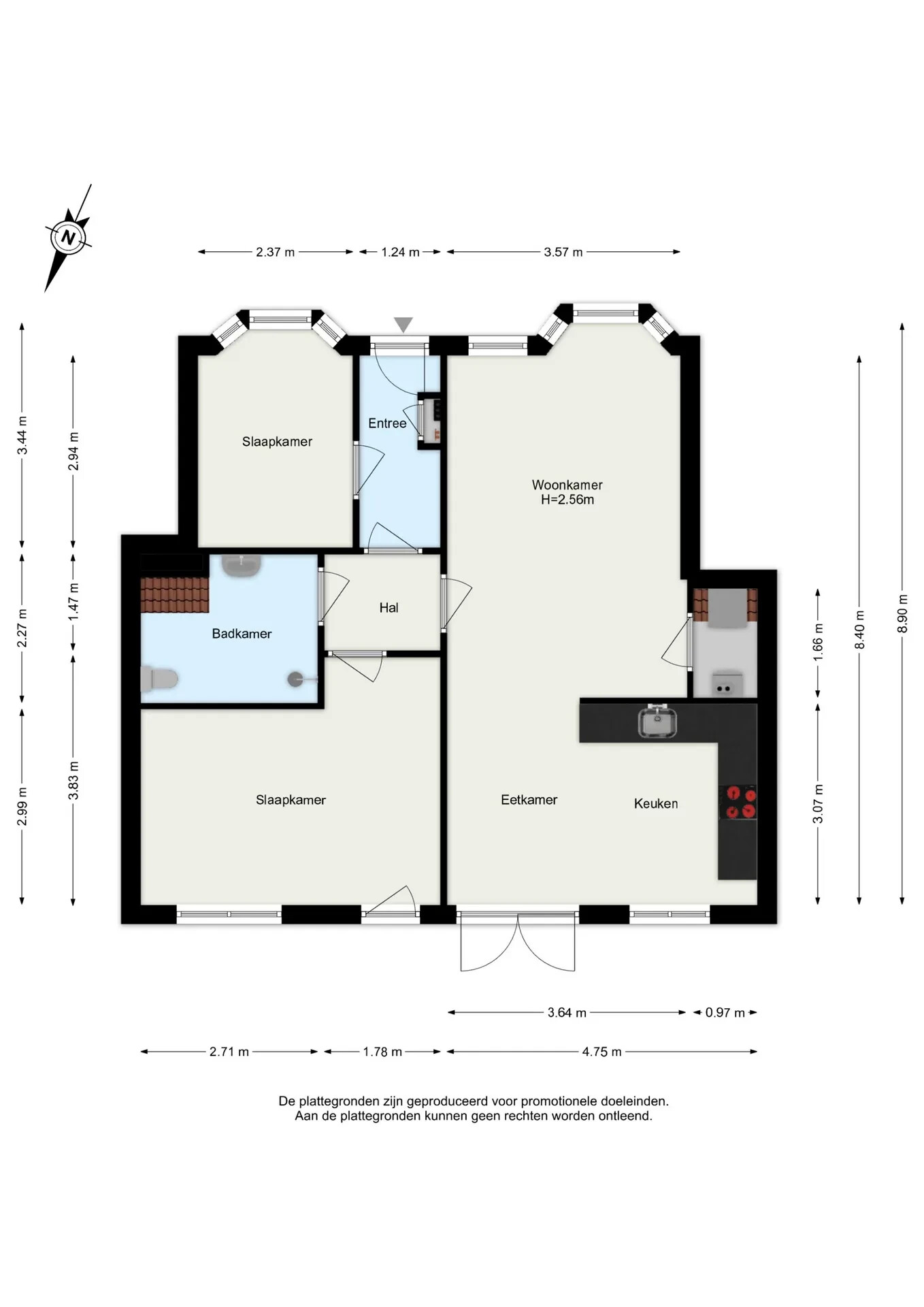 Appartement te koop: Prins Mauritssingel 23B, Rotterdam