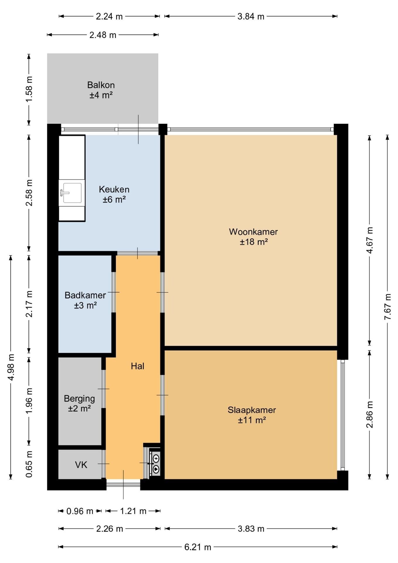 Appartement te koop: Klaprooslaan 97, Rotterdam