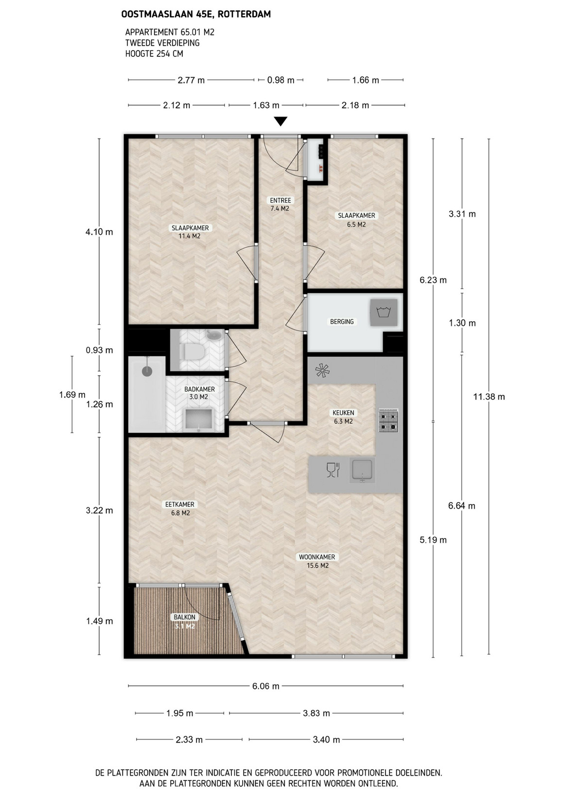 Appartement te koop: Oostmaaslaan 45E, Rotterdam