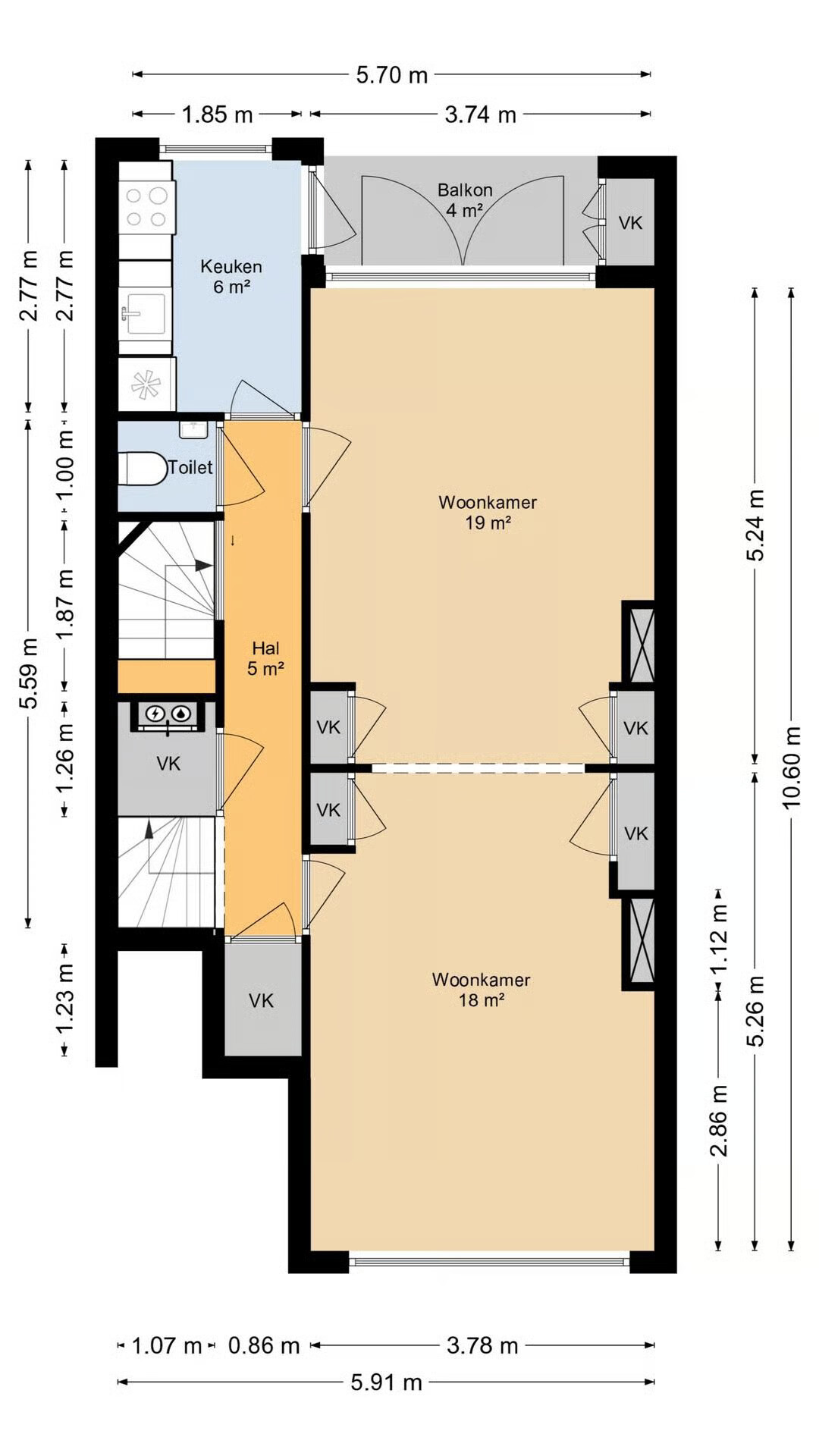 Appartement te koop: Pleinweg 37D, Rotterdam
