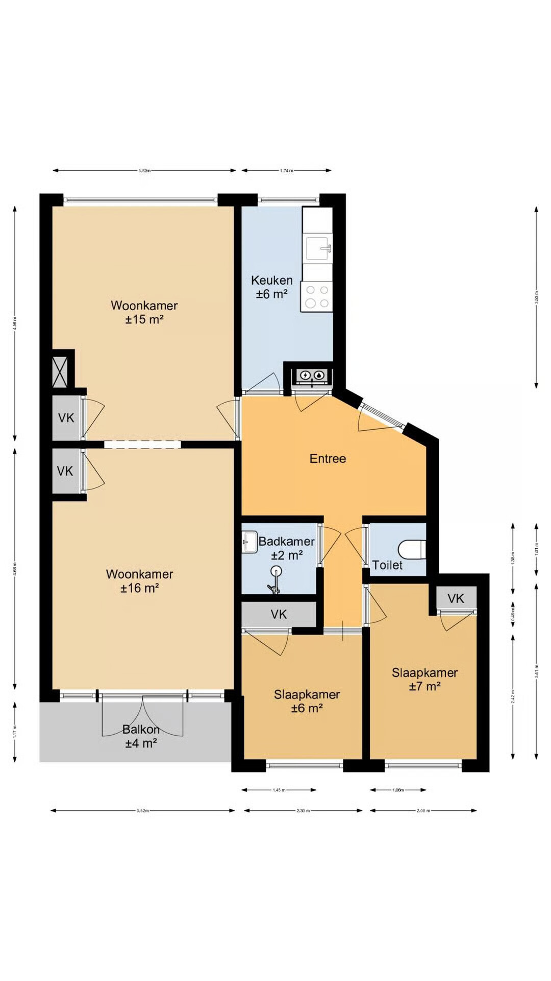 Appartement te koop: Dorpsweg 95B, Rotterdam