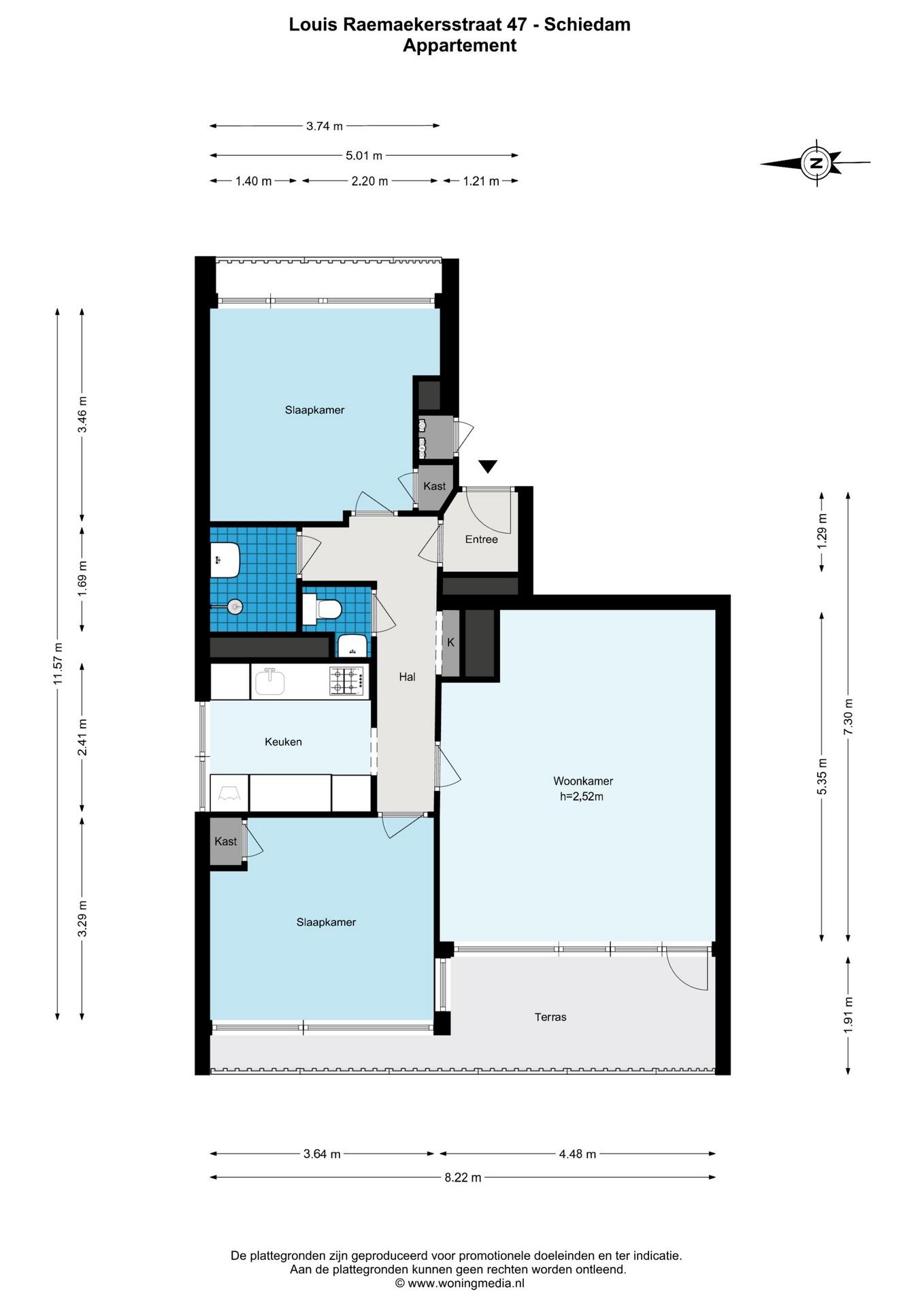 Appartement te koop: Louis Raemaekersstraat 47, Schiedam