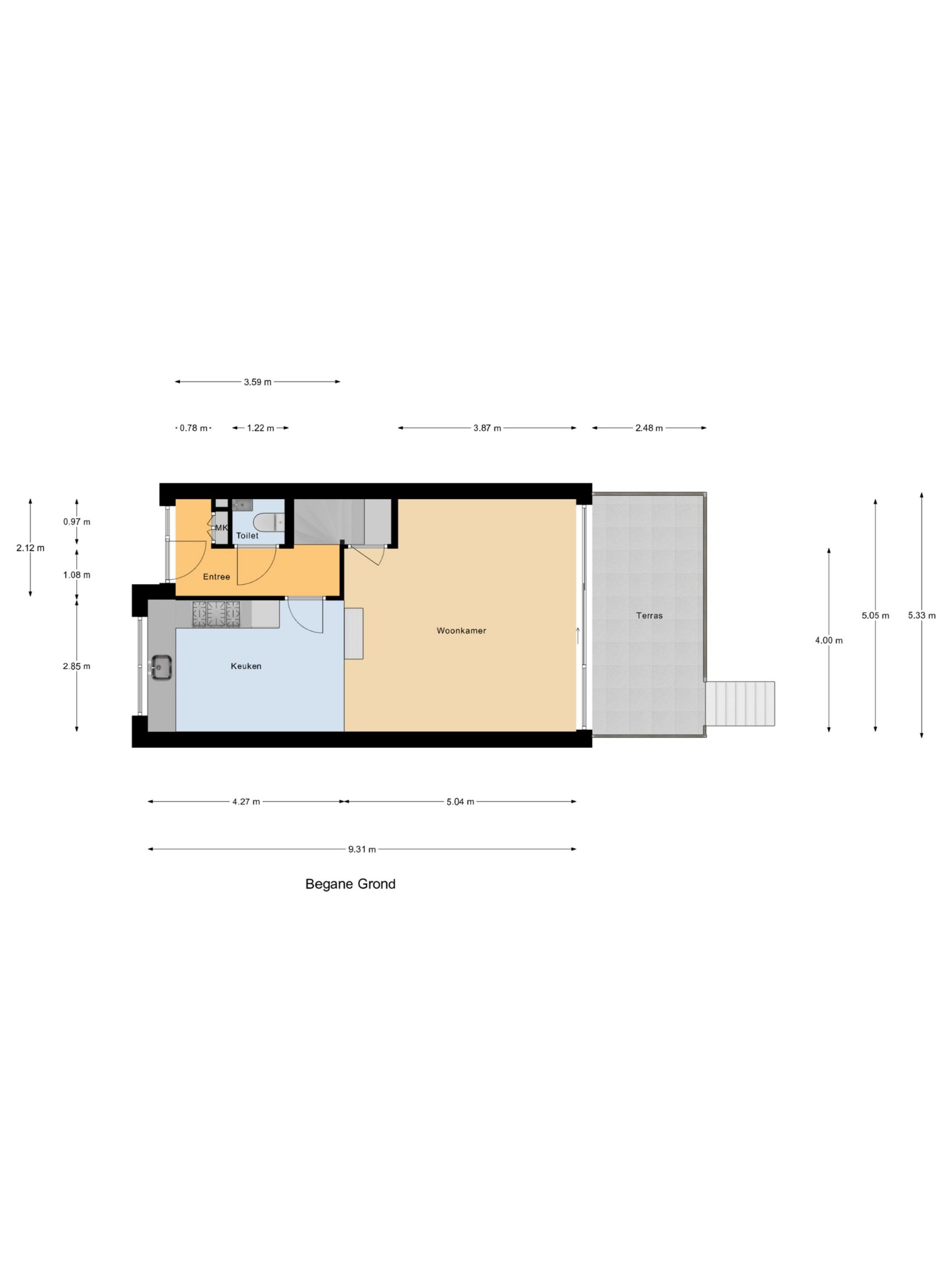 Tussenwoning te koop: Rivierdijk 205, Sliedrecht