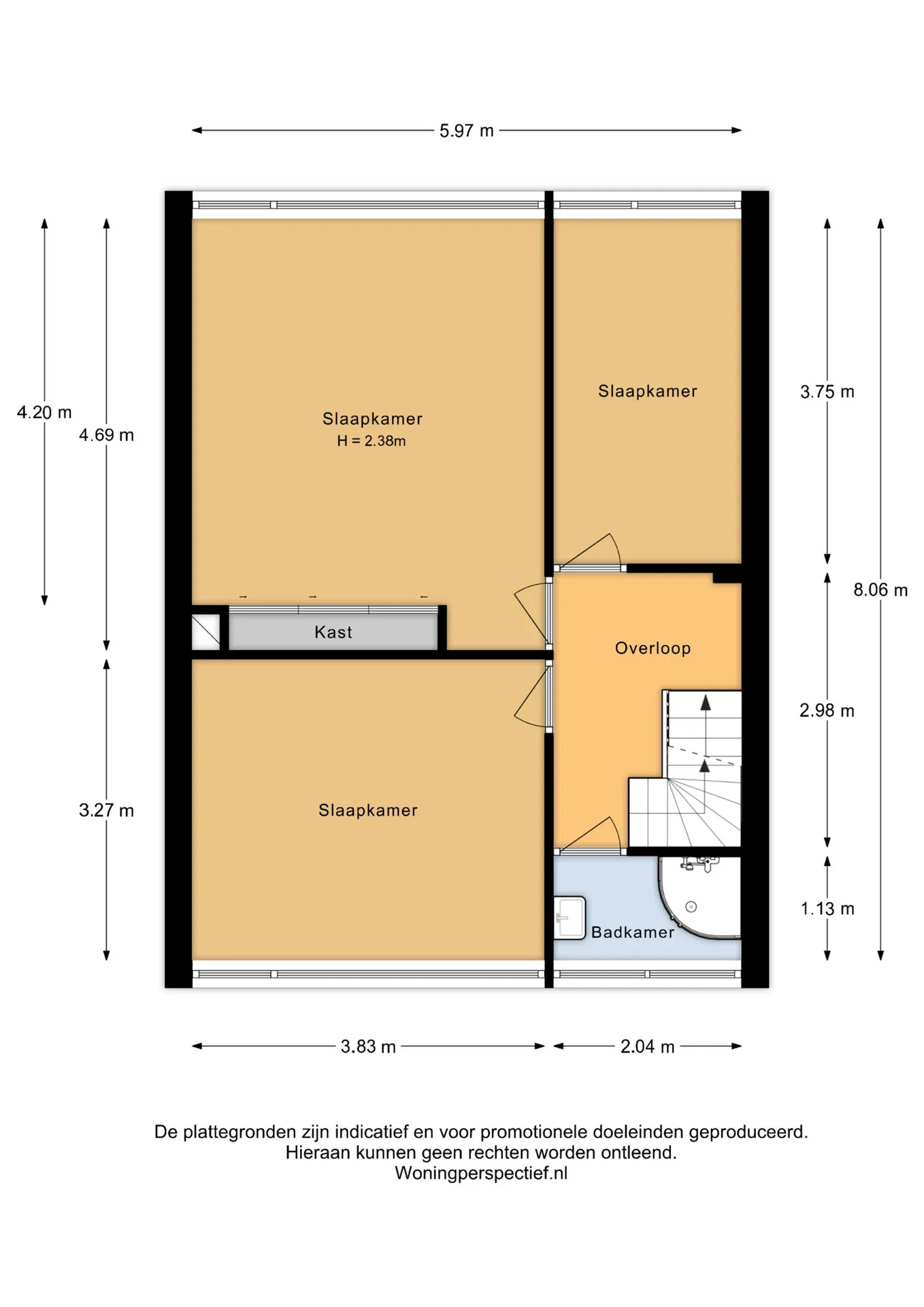 Tussenwoning te koop: Marius Bauerstraat 3, Woerden