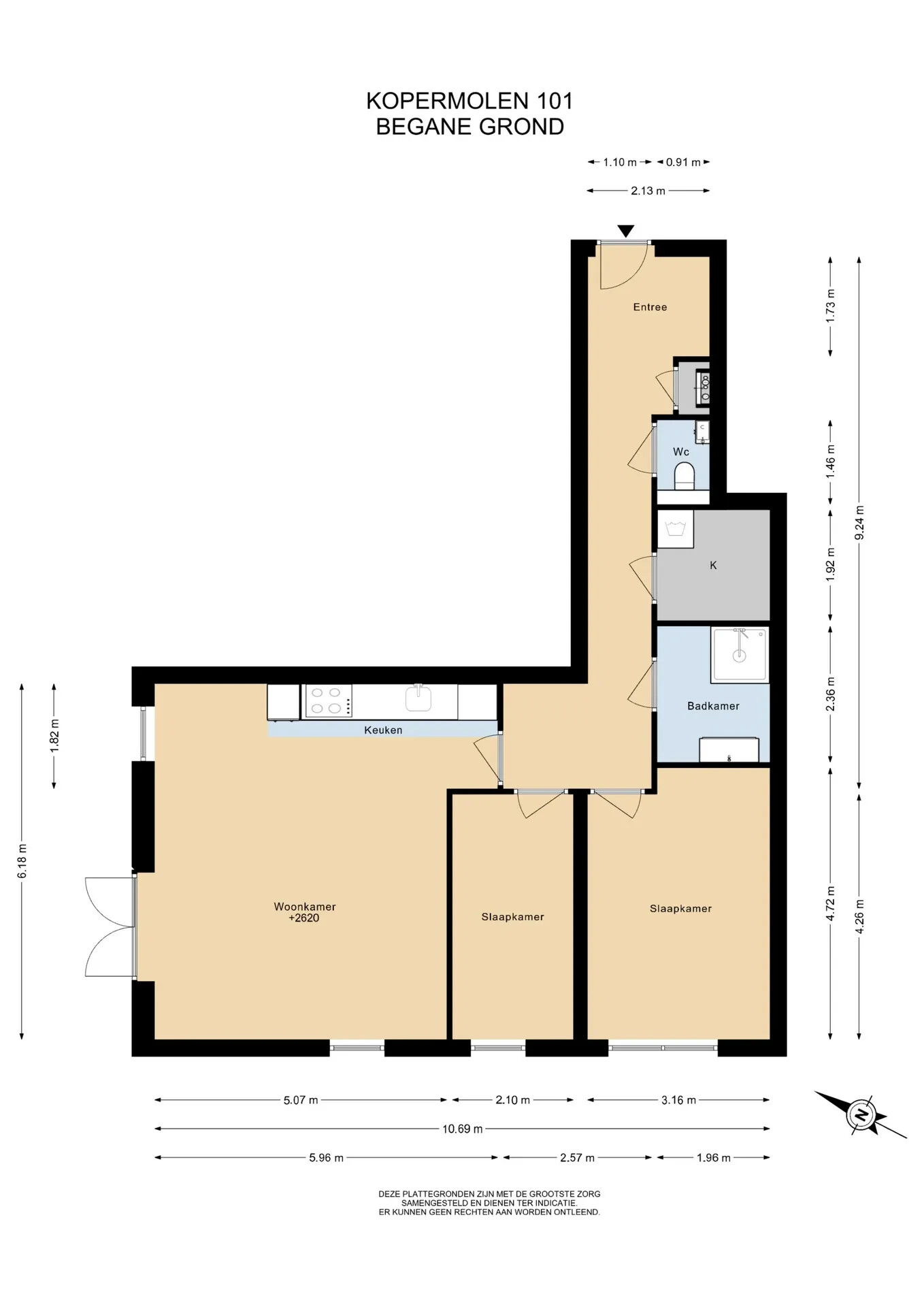 Appartement te koop: Kopermolen 101, Woerden