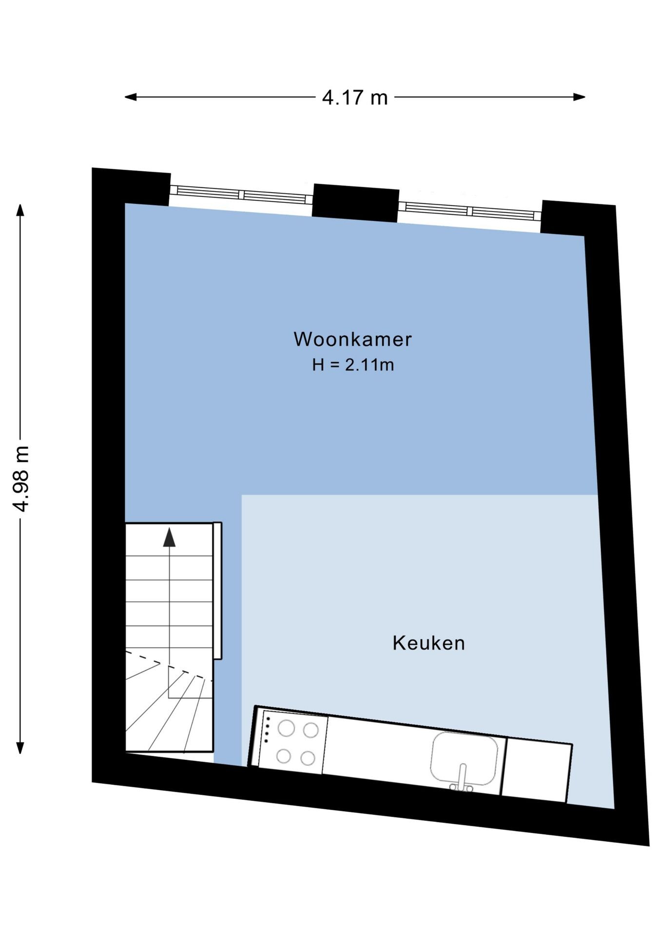 Studio te koop: Wittevrouwenstraat 40C, Utrecht