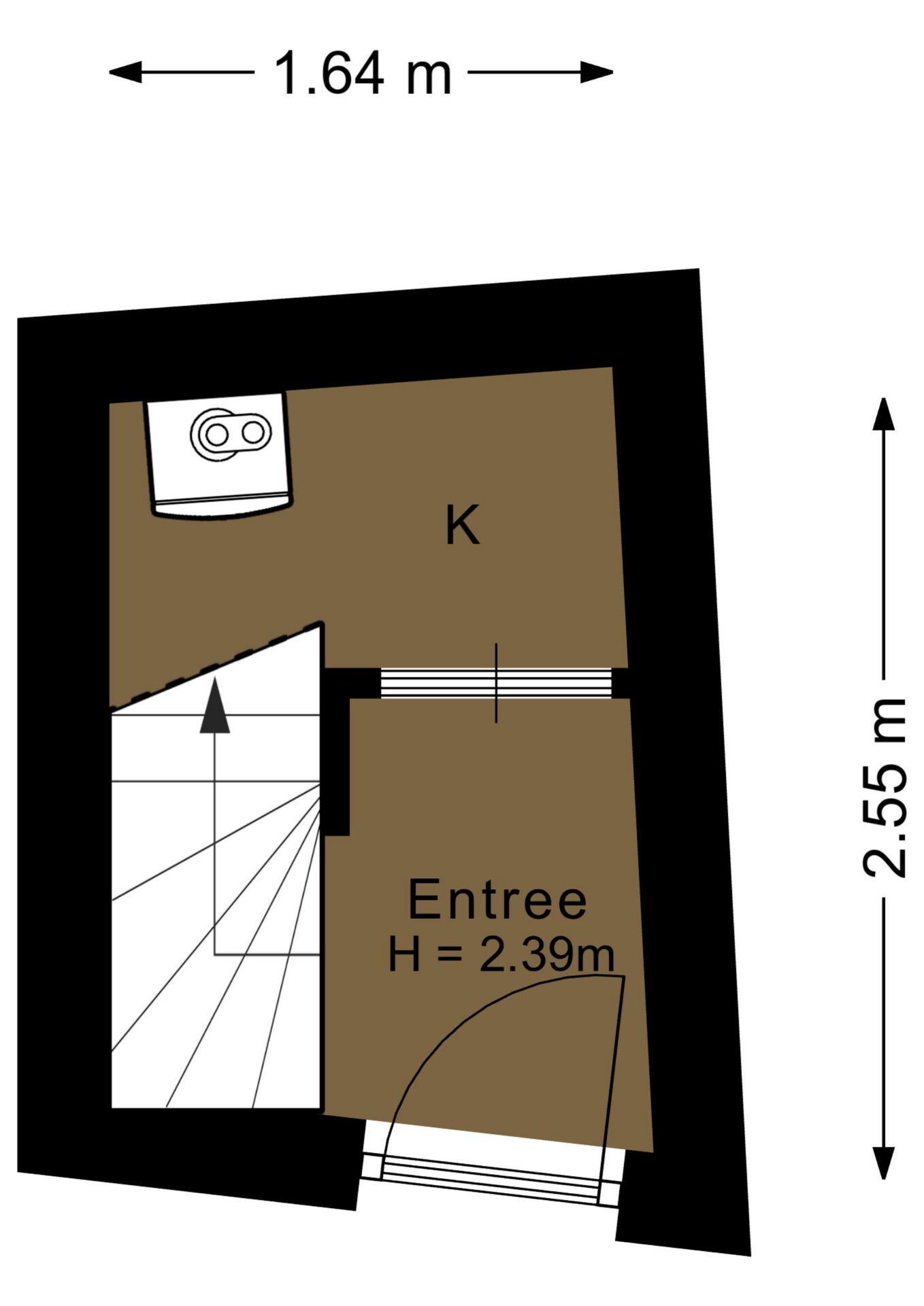 Studio te koop: Wittevrouwenstraat 40C, Utrecht