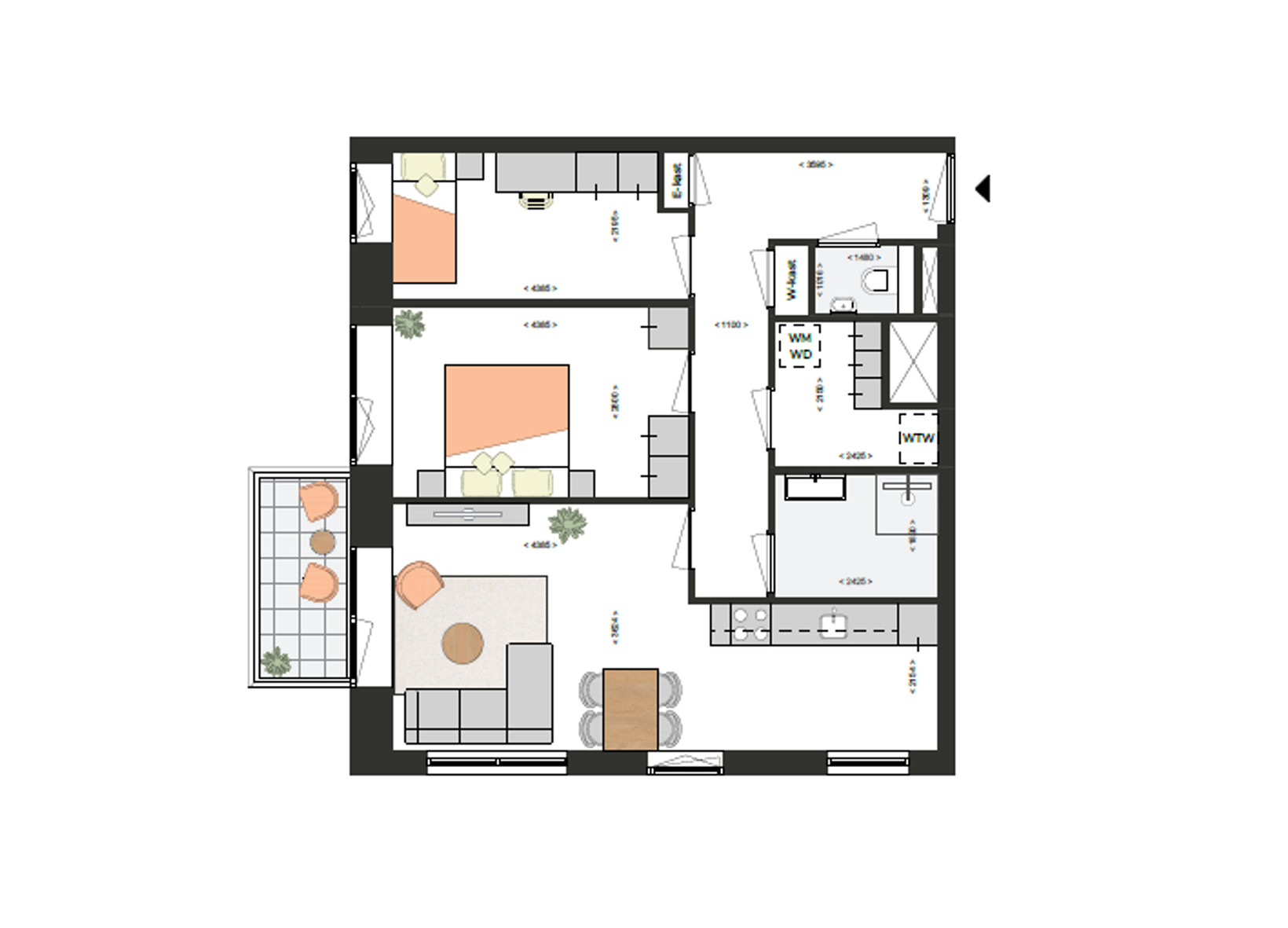 Appartement te koop: De Dorser 285, Utrecht