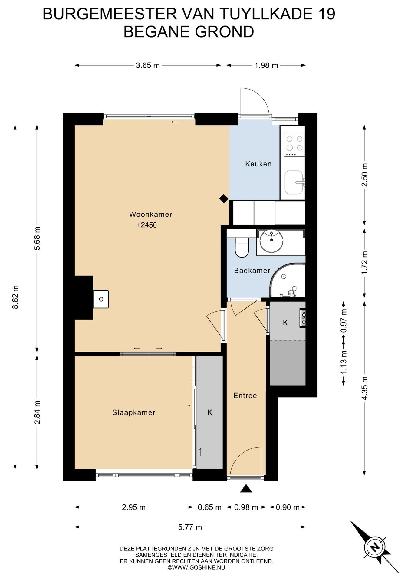 Appartement te koop: Burgemeester van Tuyllkade 19, Utrecht