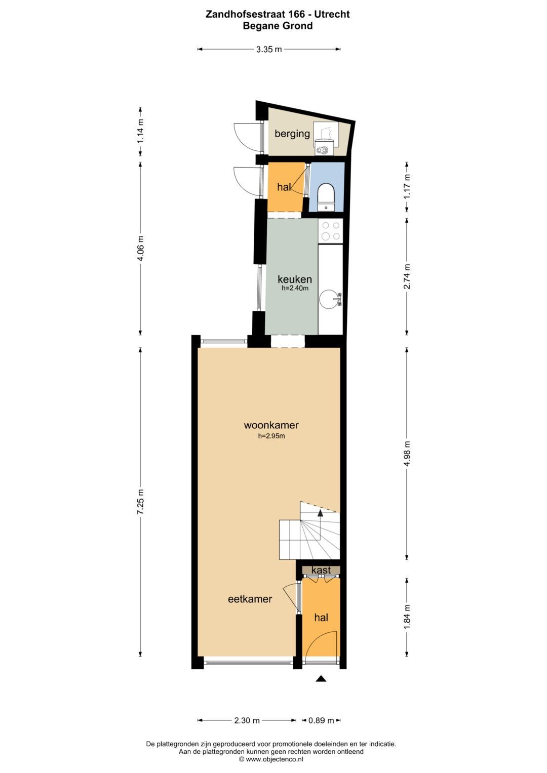 Tussenwoning te koop: Zandhofsestraat 166, Utrecht