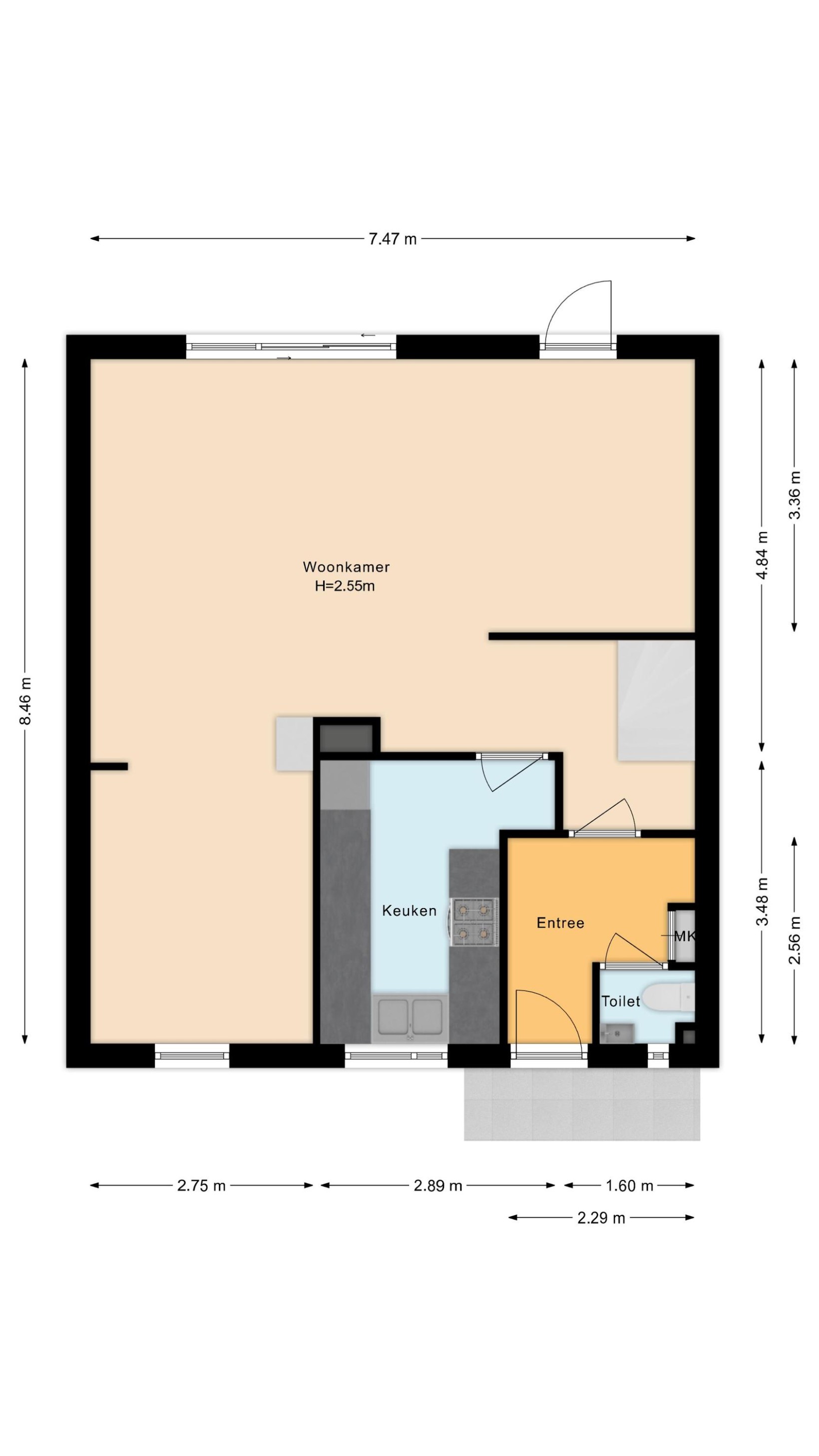 Tussenwoning te koop: Braspenning 3, Mijdrecht
