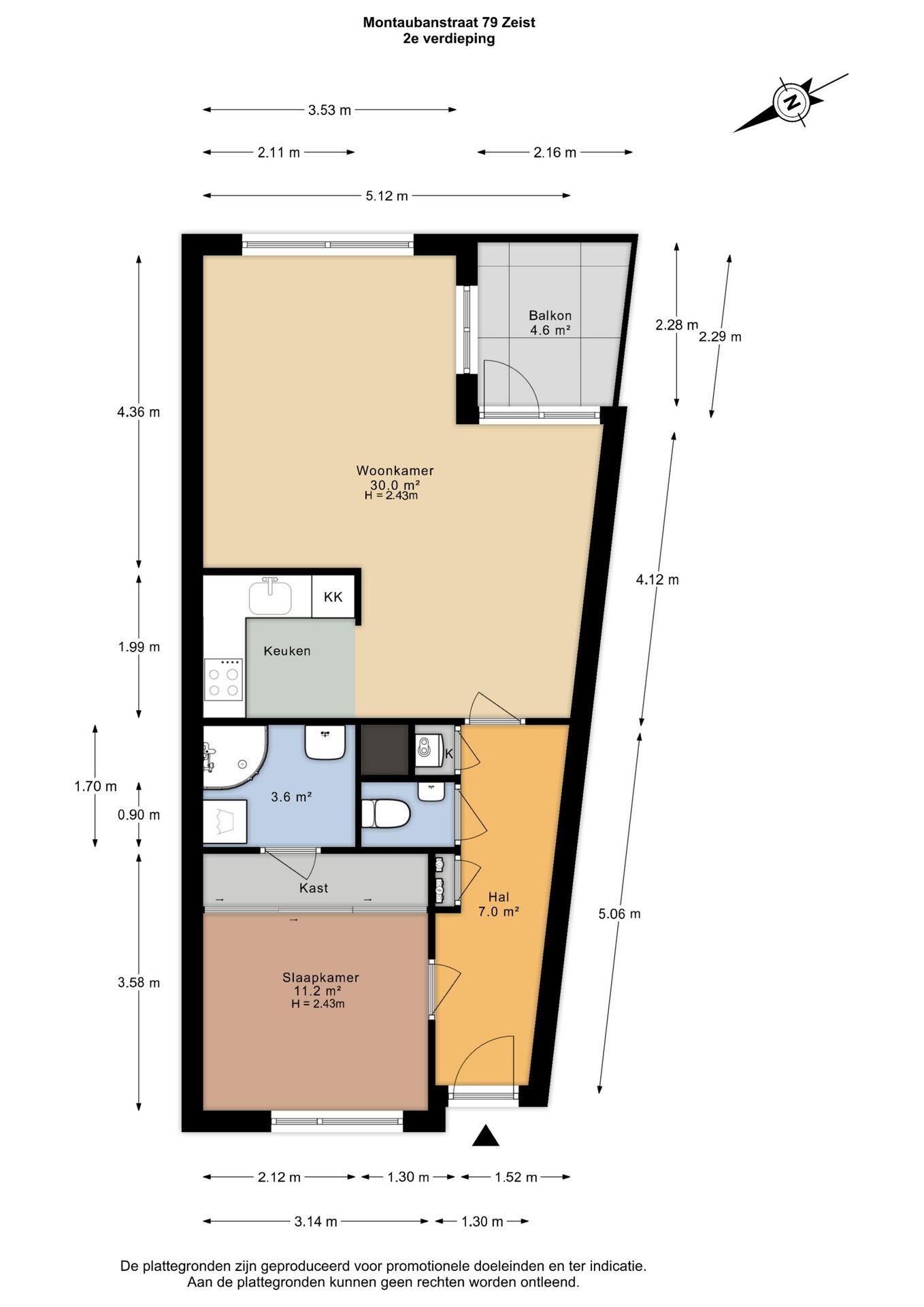 Appartement te koop: Montaubanstraat 79, Zeist