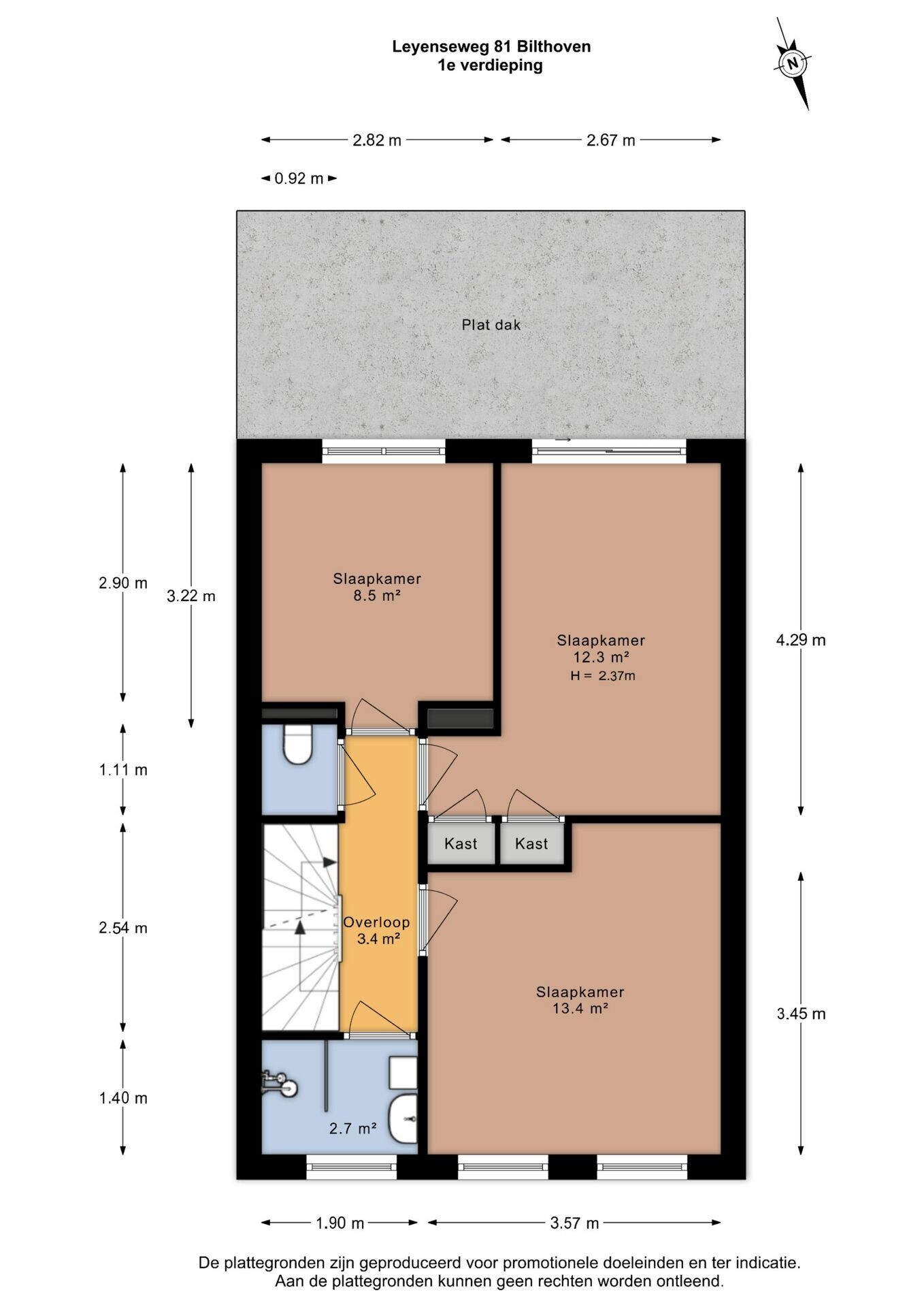 Tussenwoning te koop: Leyenseweg 81, Bilthoven