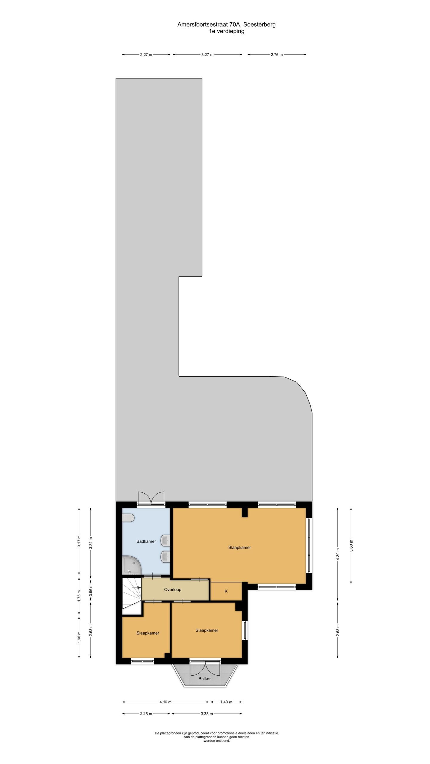 Twee-onder-één-kap te koop: Amersfoortsestraat 70A, Soesterberg
