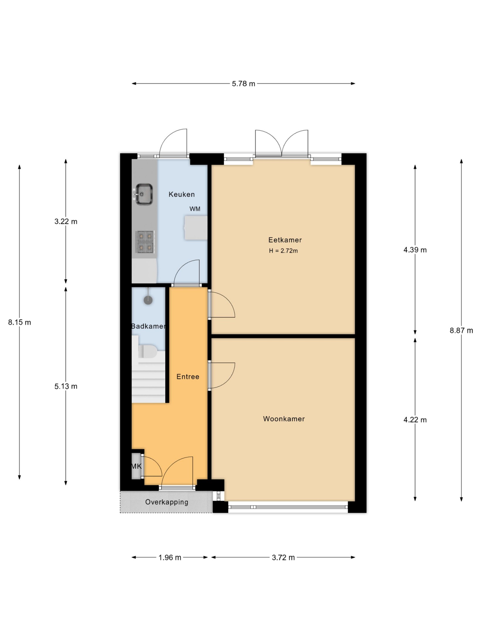Tussenwoning te koop: Arnhemseweg 164, Amersfoort