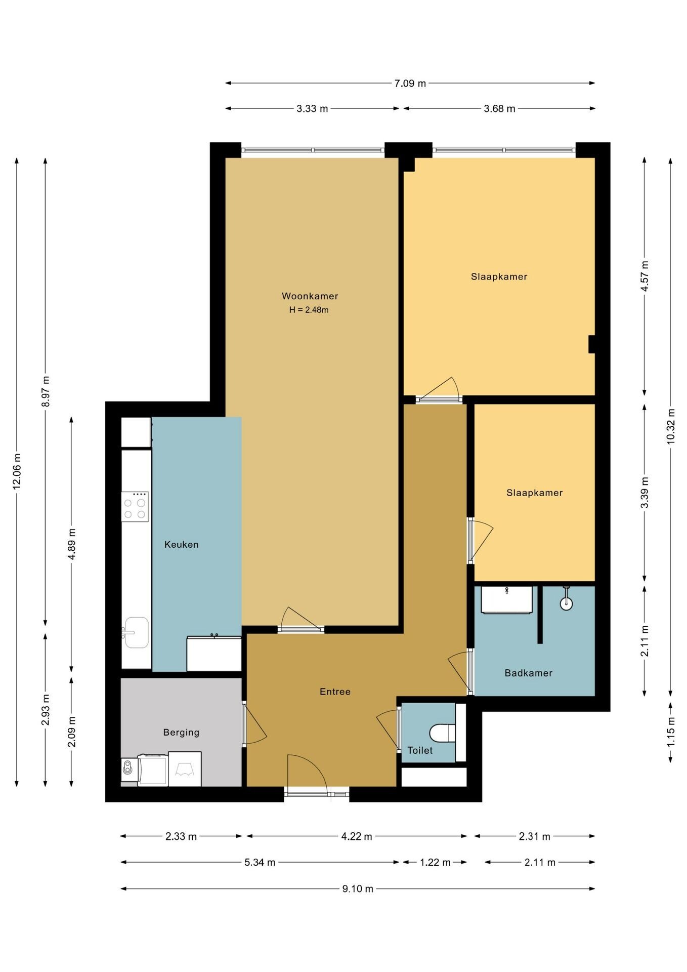 Appartement te koop: Van Boetzelaerlaan 34, Hoogland