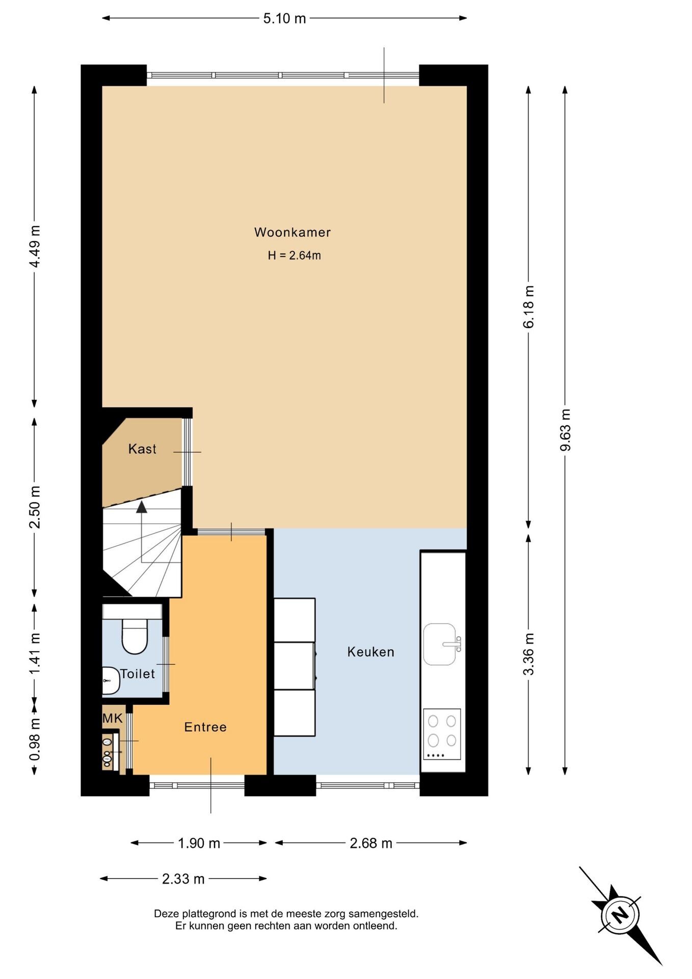 Tussenwoning te koop: Loohof 26, Ermelo