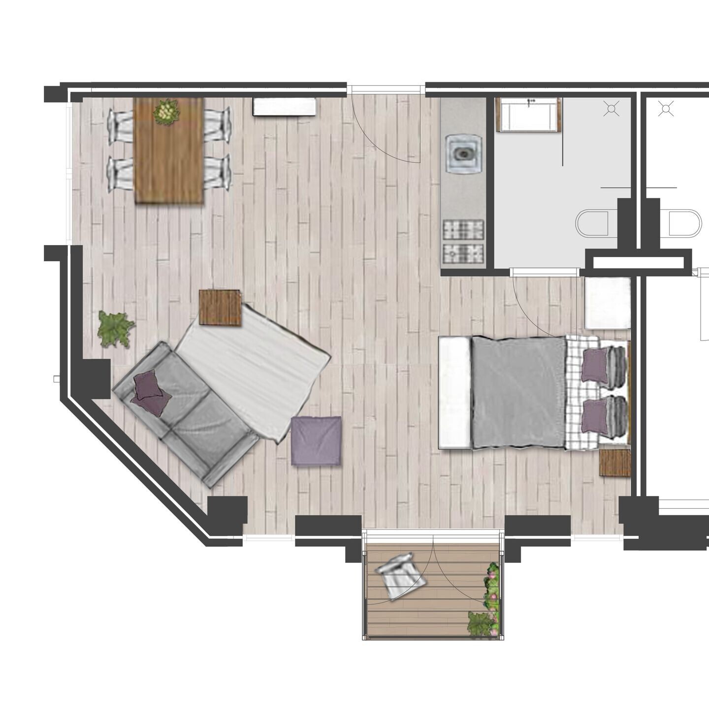 Studio te koop: Onderdoor 5-206, Houten