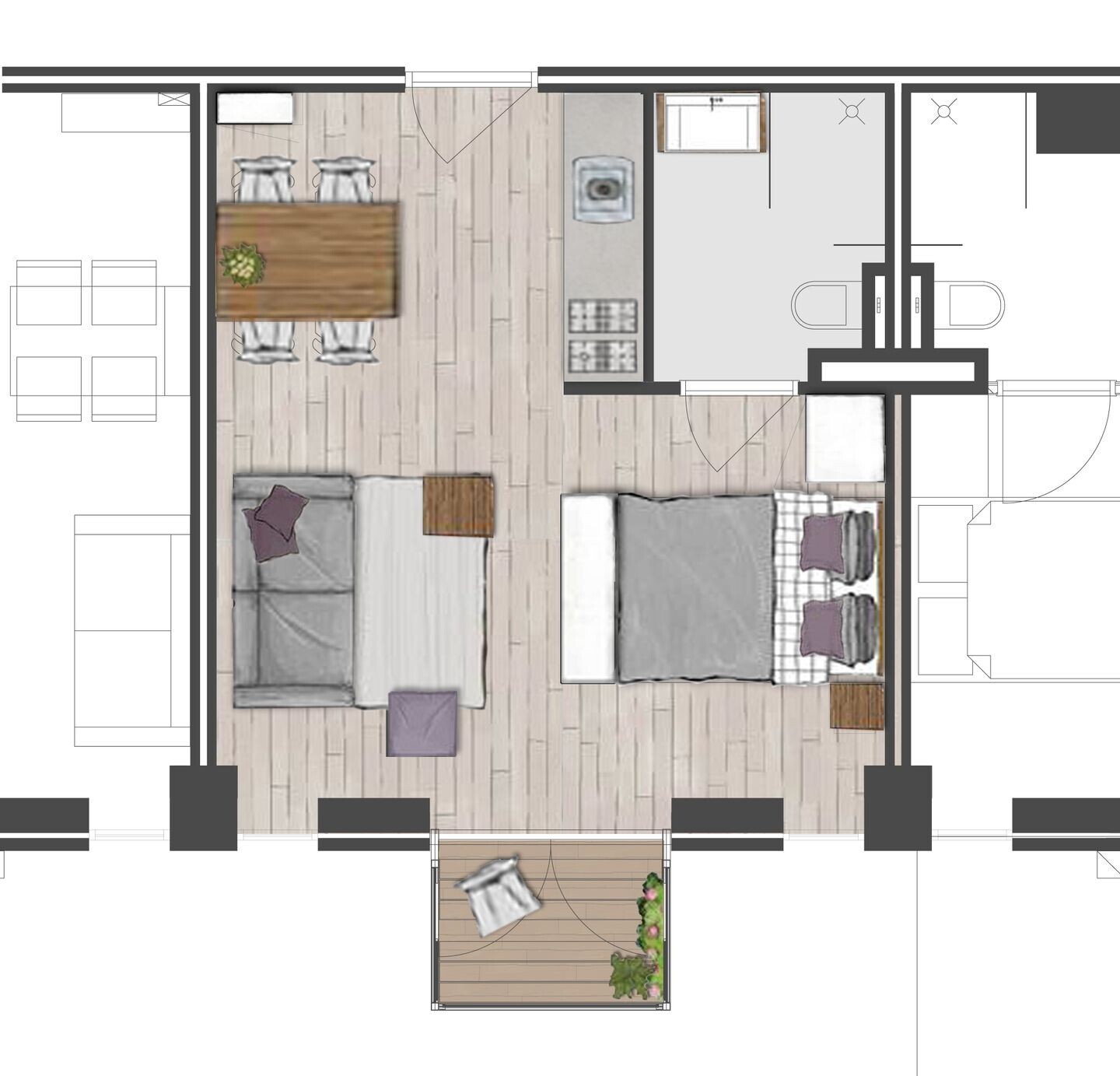 Studio te koop: Onderdoor 5-212, Houten