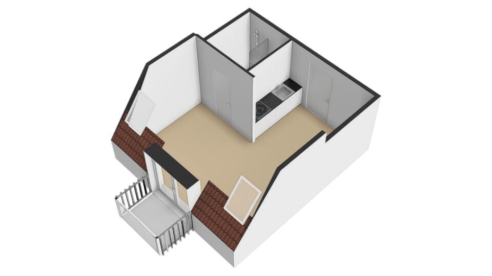 Studio te koop: Onderdoor 5-303, Houten