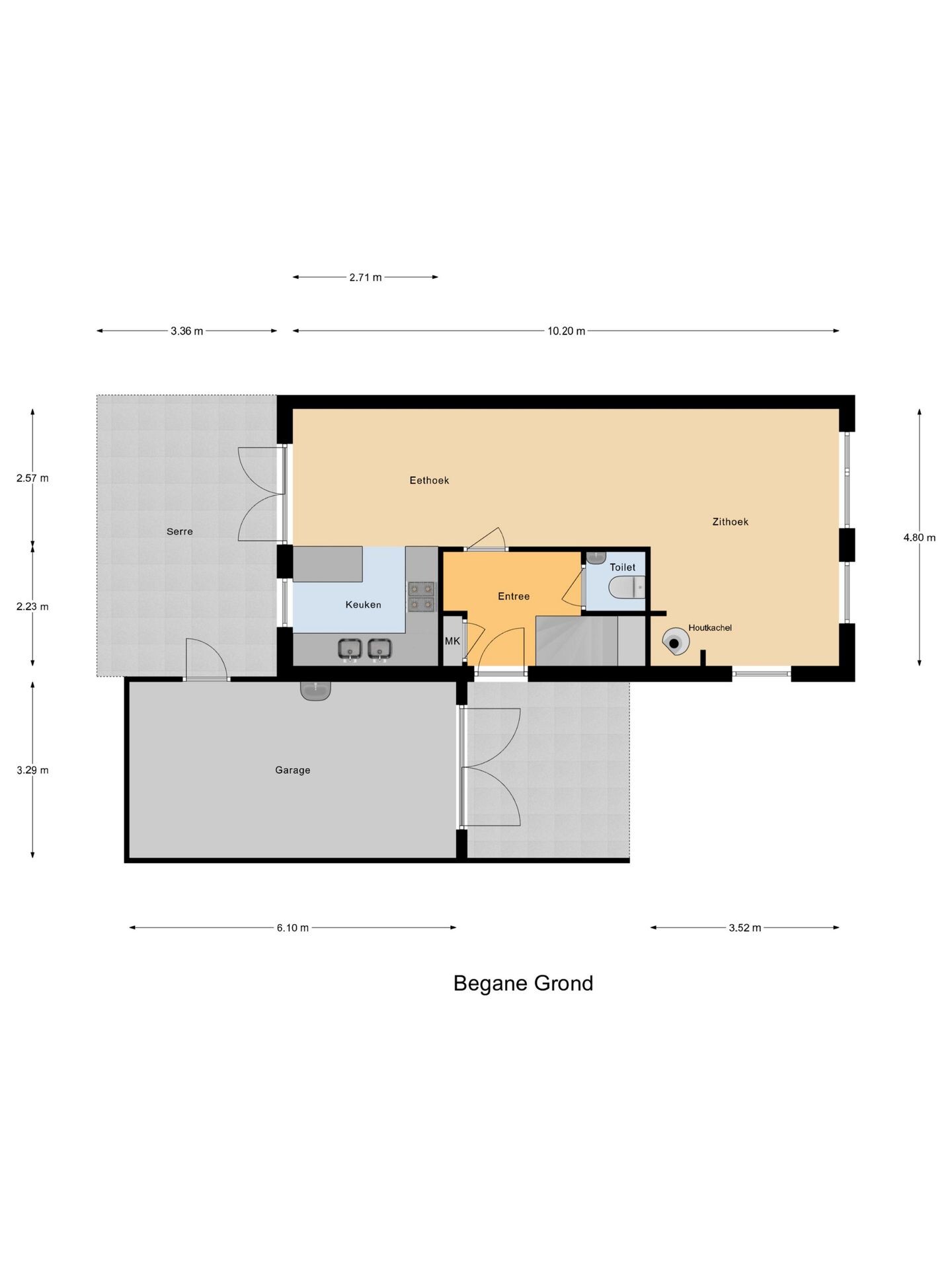 Tussenwoning te koop: Nederburcht 5, Buren