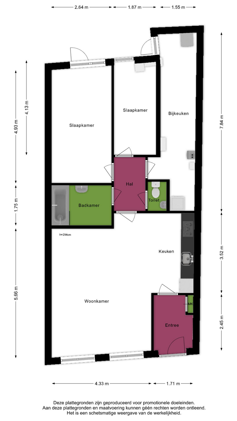 Tussenwoning te koop: Bergstraat 7, Leerdam