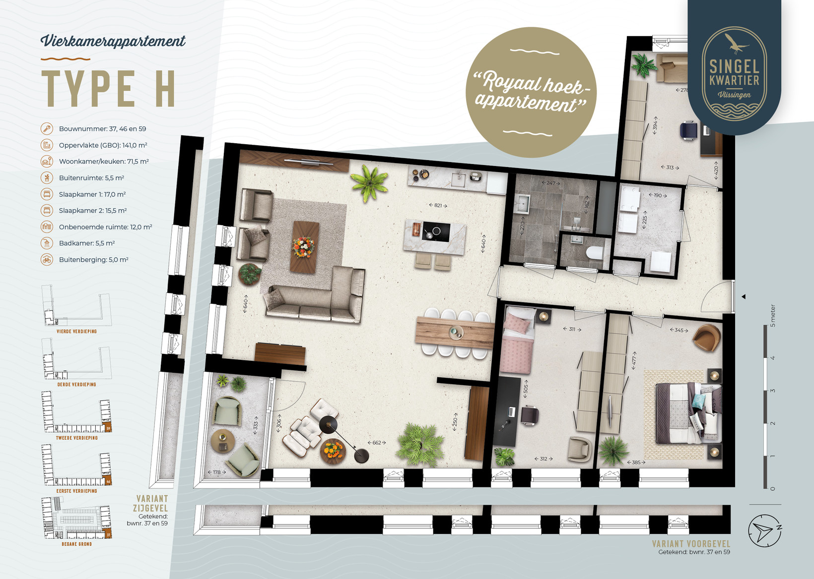 Appartement te koop: De Kota Baroestraat 67, Vlissingen