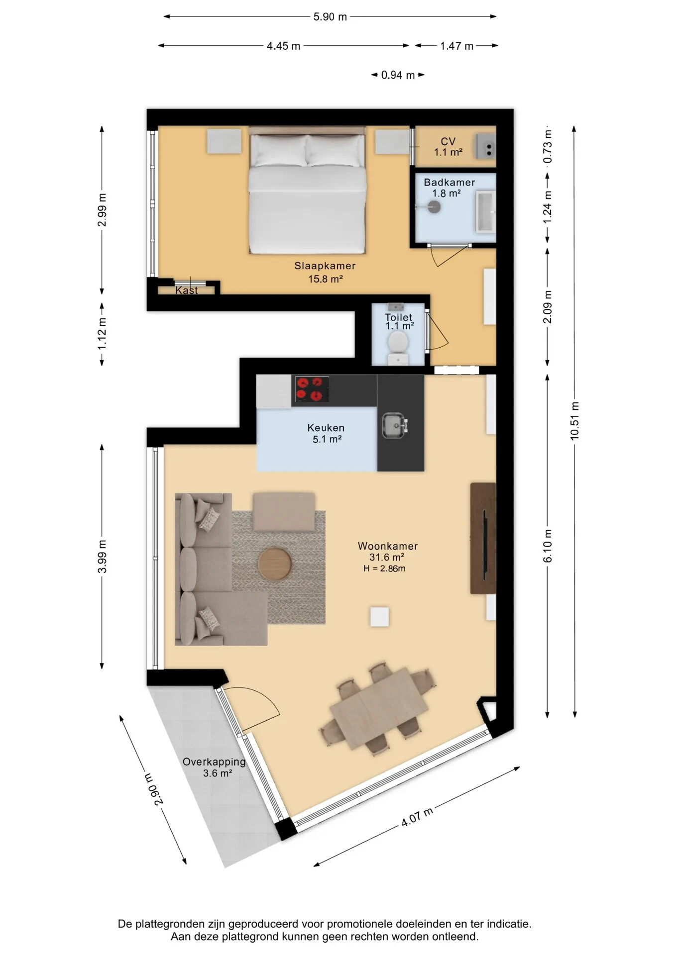 Appartement te koop: Hobeinstraat 60, Vlissingen