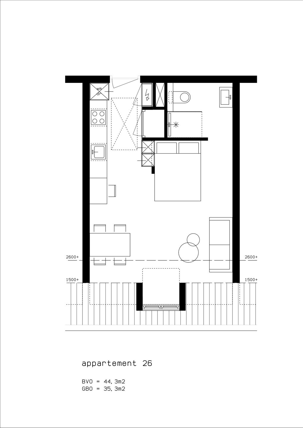 Studio te koop: Lange Wolstraat 4-203, Sluis