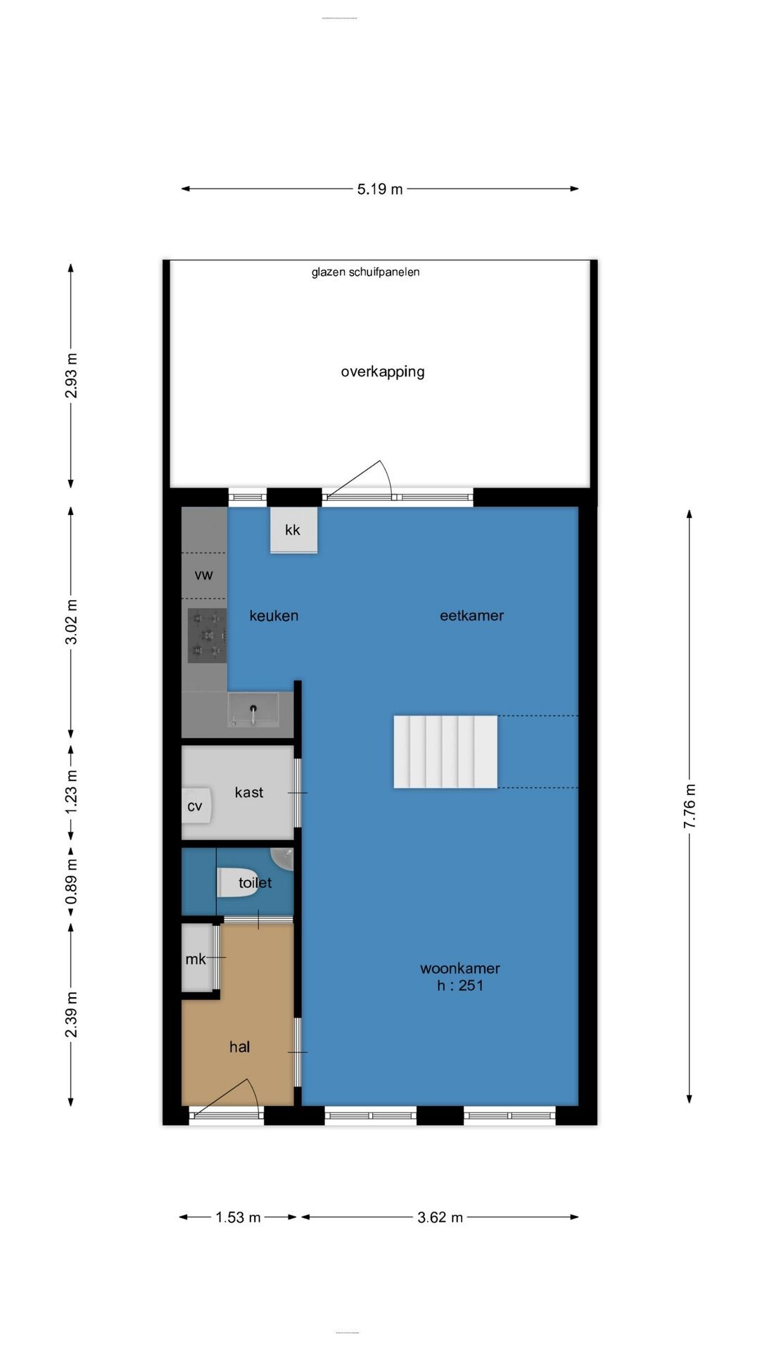 Tussenwoning te koop: Talmastraat 82, Breda