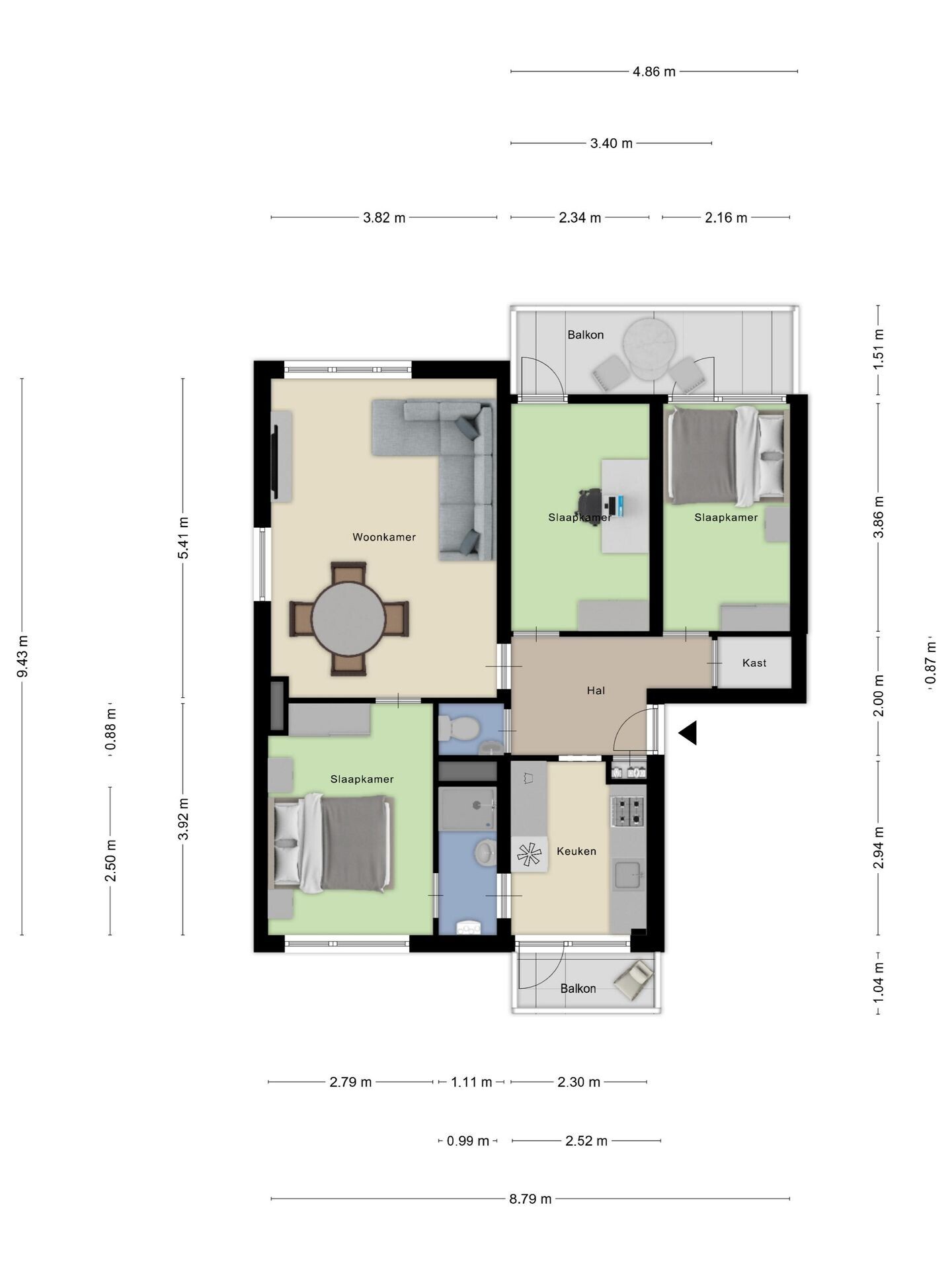Appartement te koop: Lachappellestraat 75C, Breda