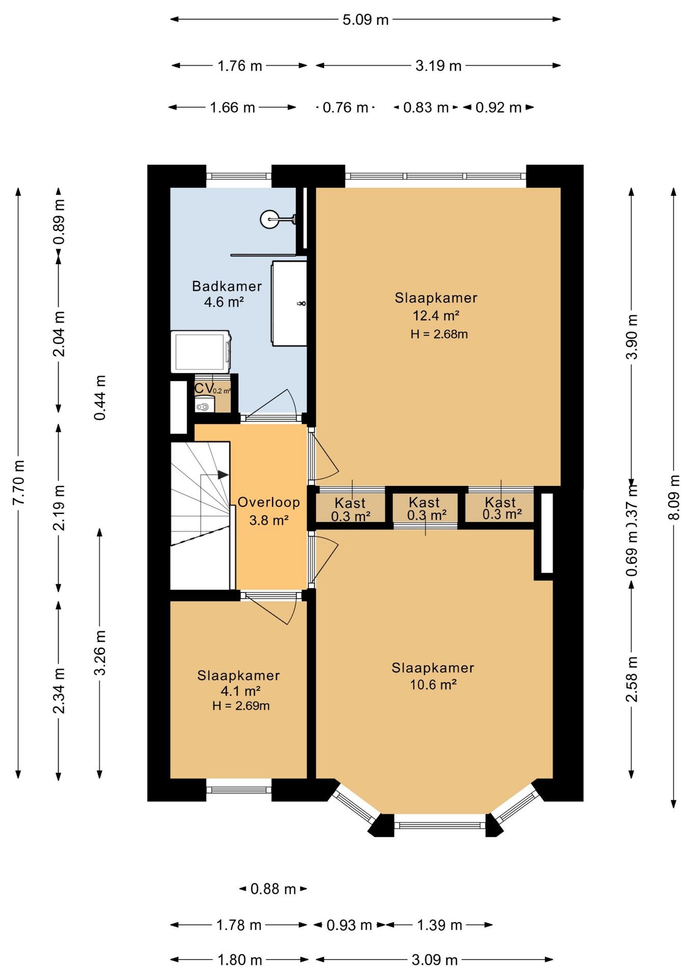 Tussenwoning te koop: Spadestraat 4, Breda