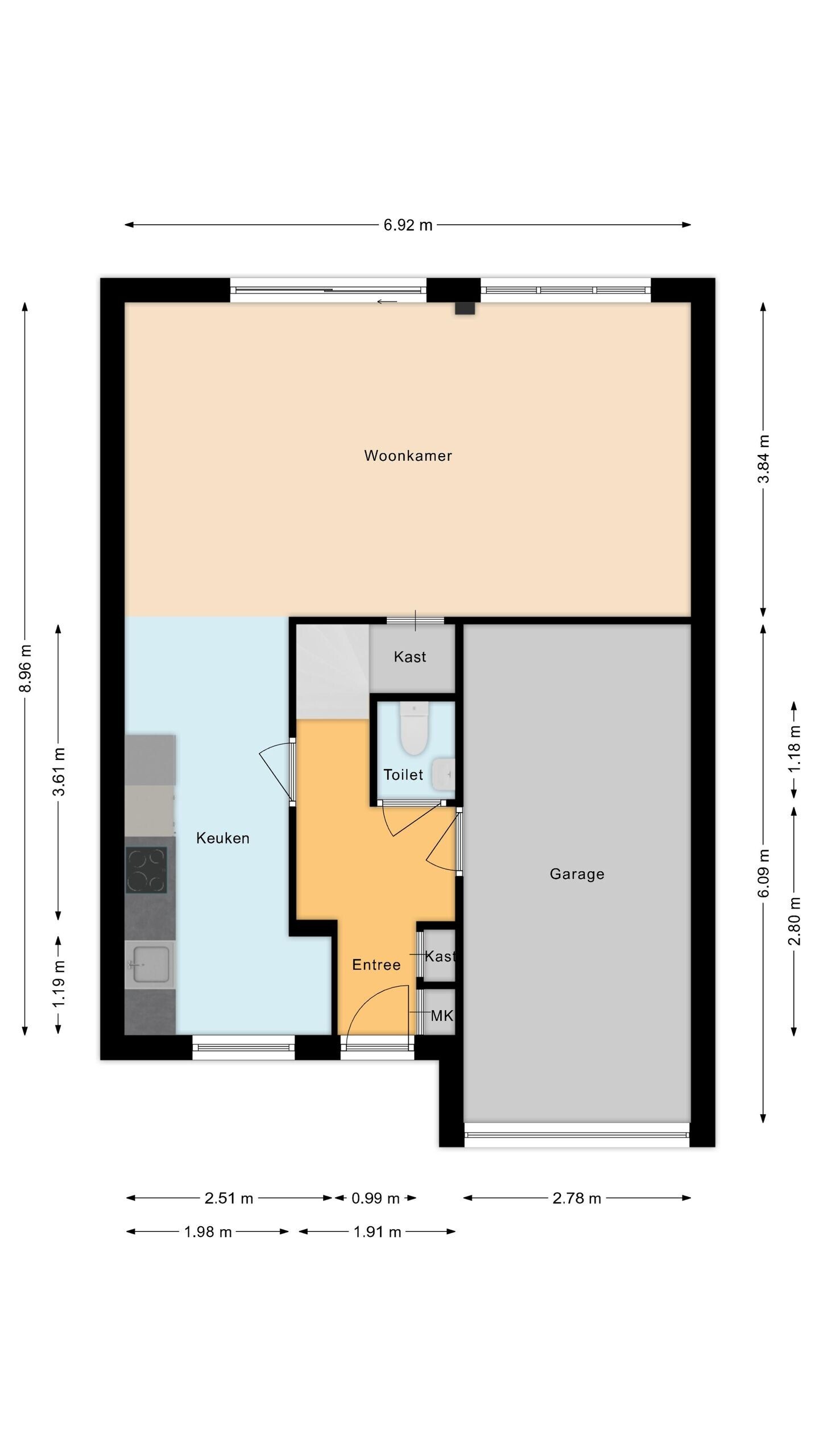 Tussenwoning te koop: Bergdreef 110, Breda