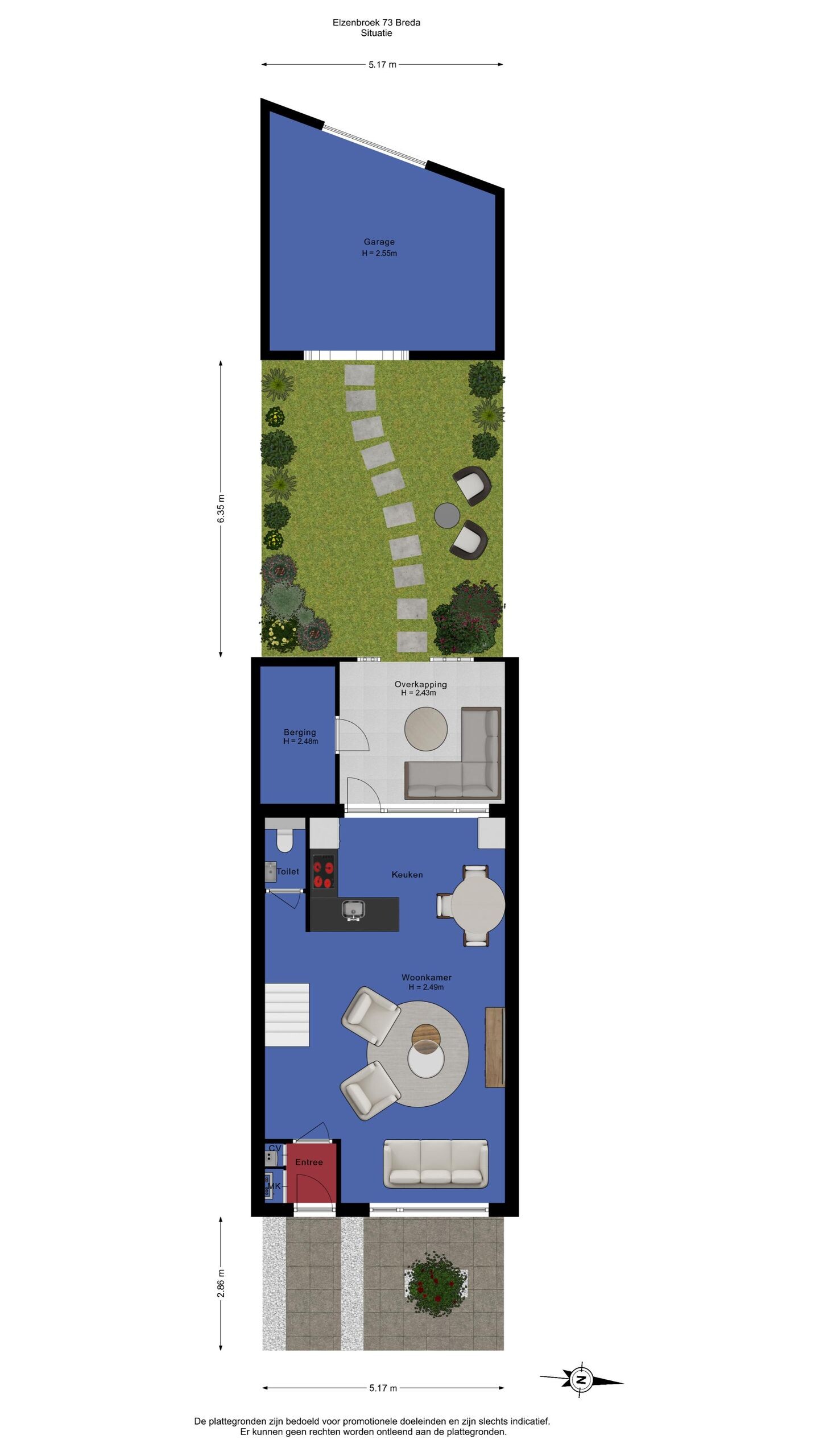 Tussenwoning te koop: Elzenbroek 73, Breda