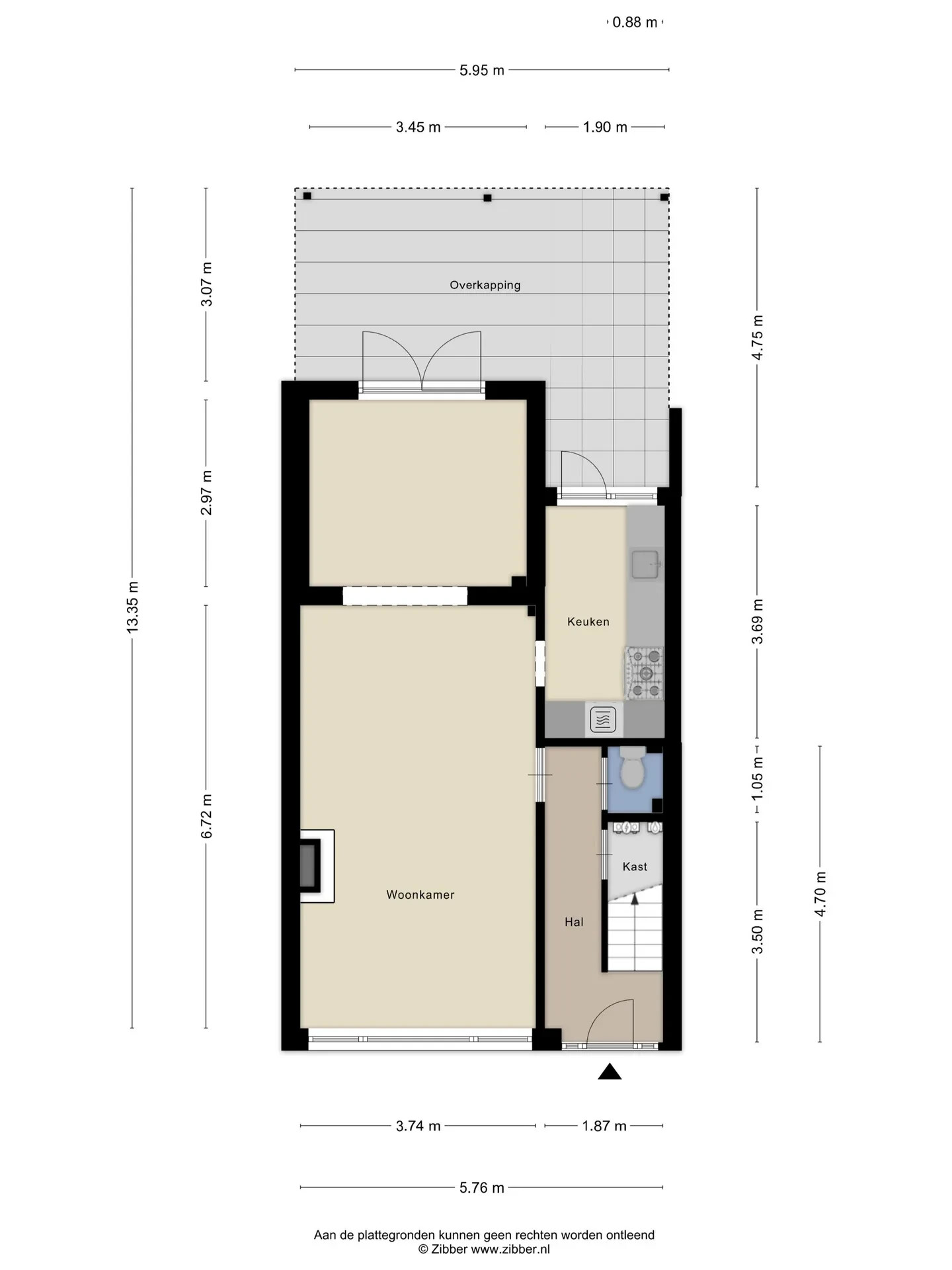 Tussenwoning te koop: Doenradestraat 63, Breda