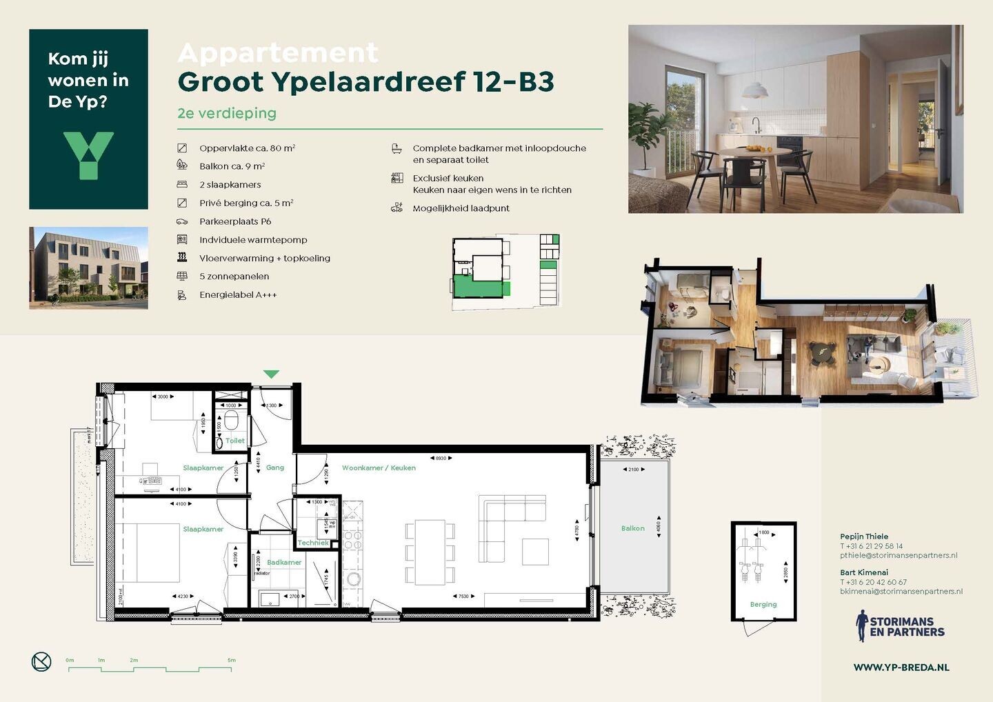 Appartement te koop: Groot Ypelaardreef 12A1, Breda