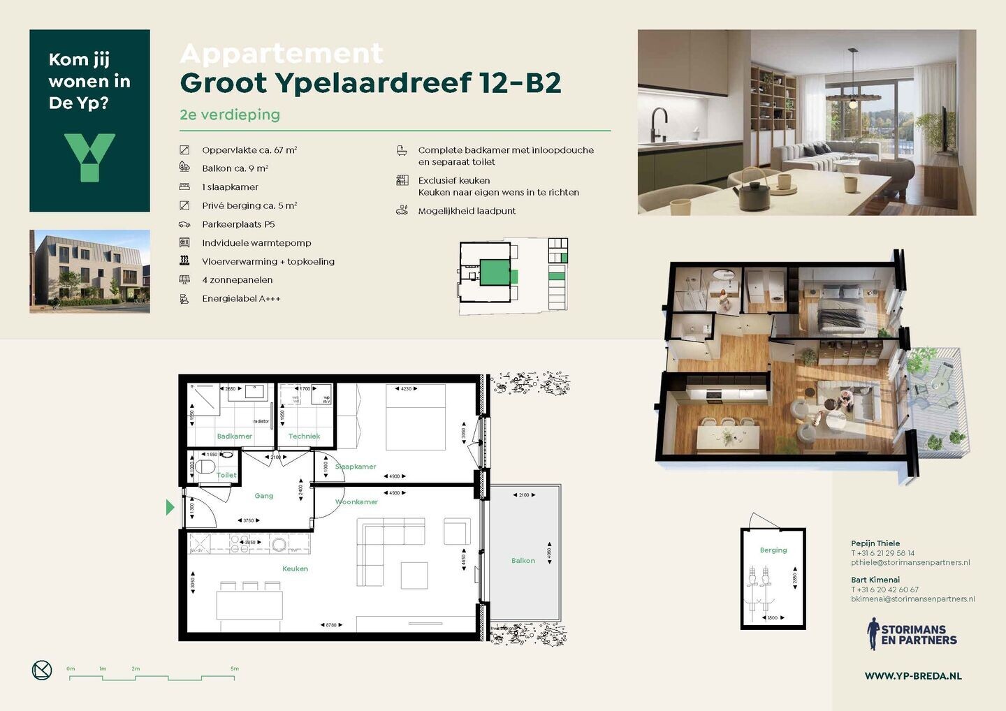 Appartement te koop: Groot Ypelaardreef 12A1, Breda