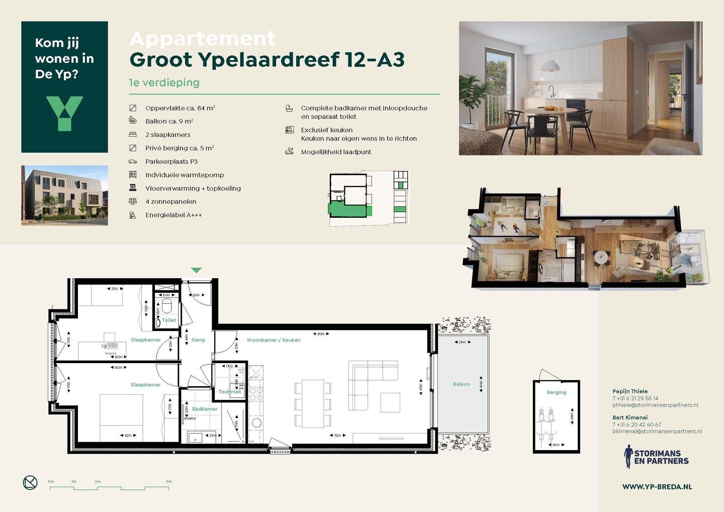 Appartement te koop: Groot Ypelaardreef 12A1, Breda