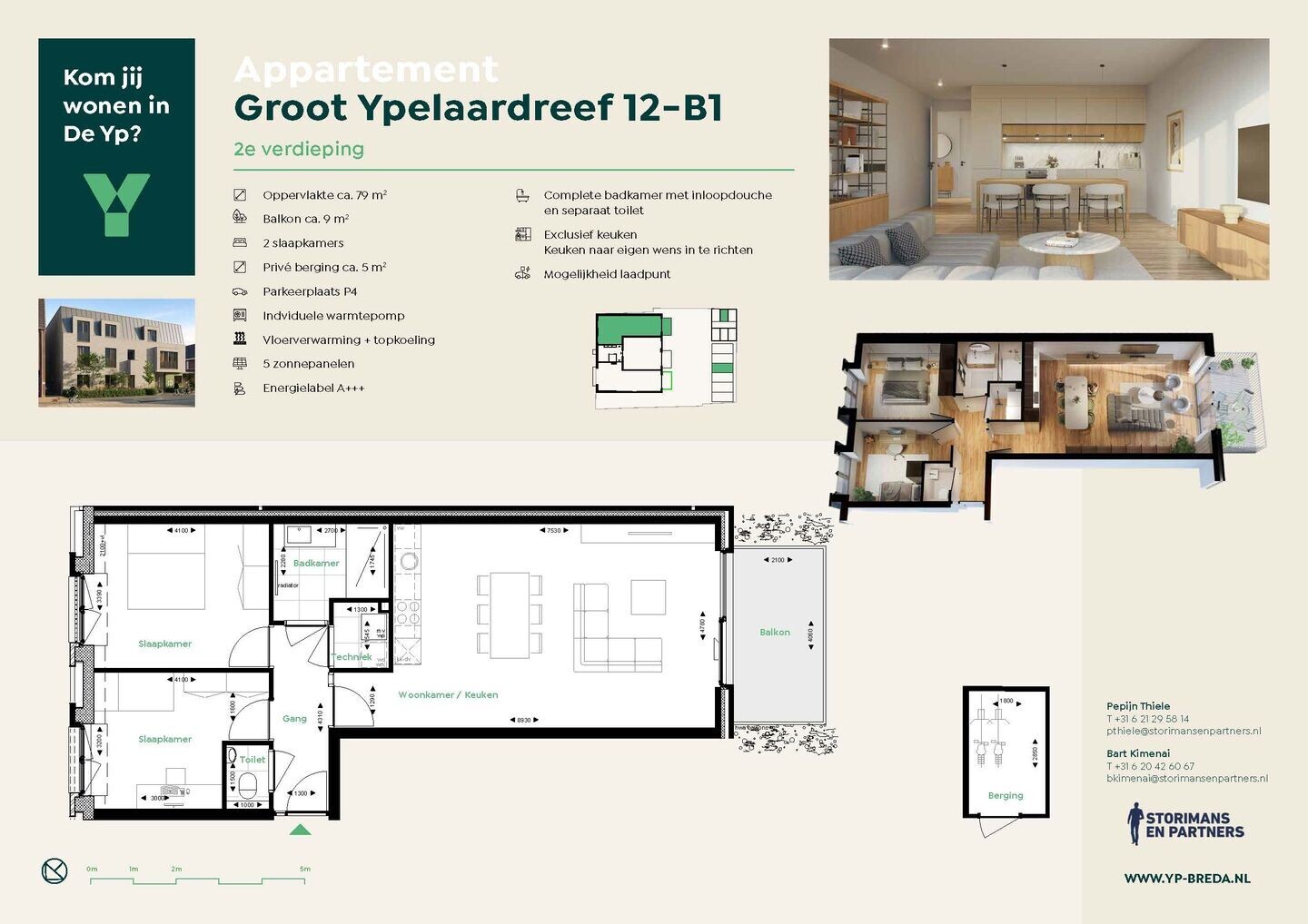 Appartement te koop: Groot Ypelaardreef 12A1, Breda