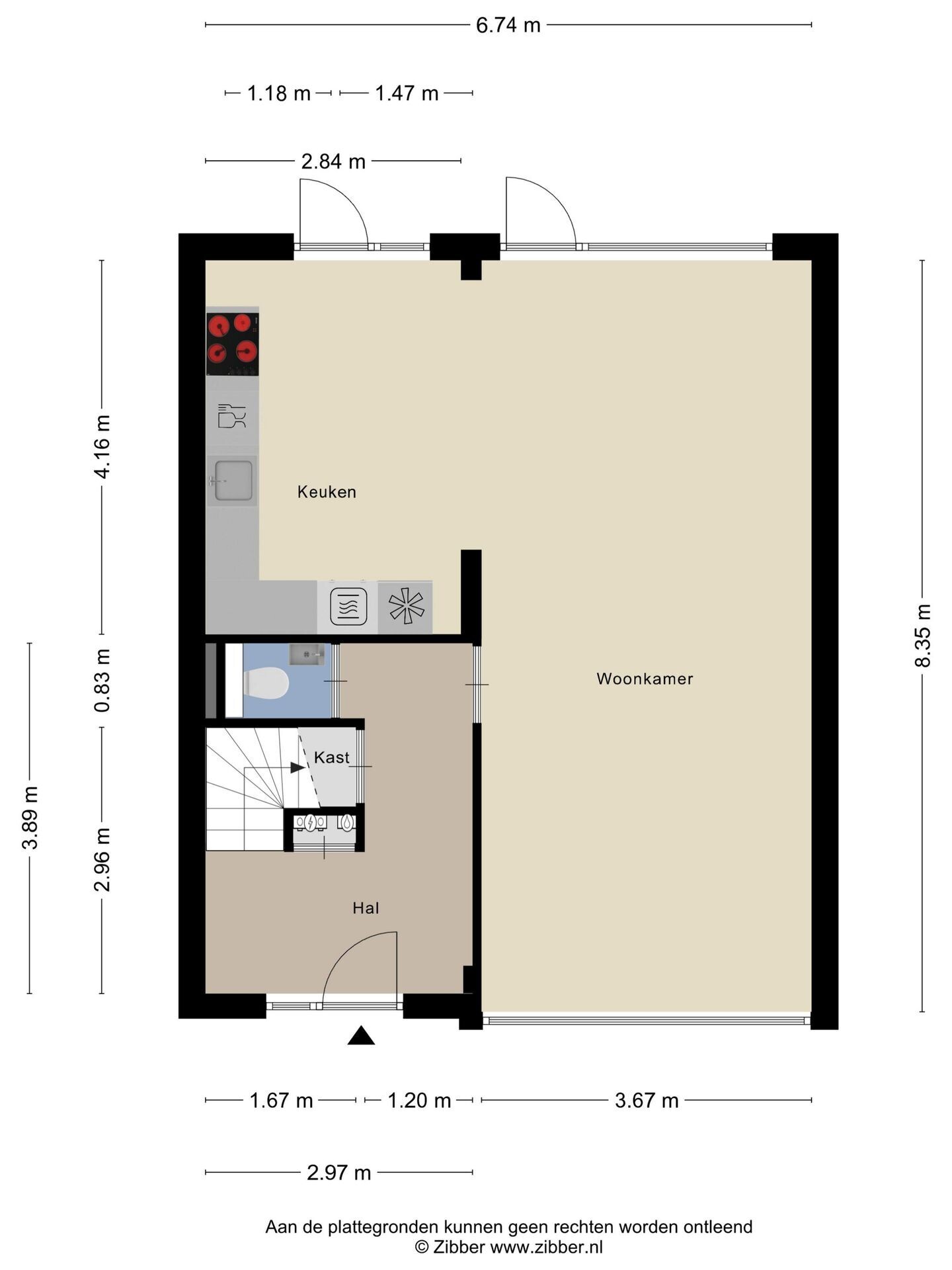 Tussenwoning te koop: Obrechtstraat 35, Tilburg