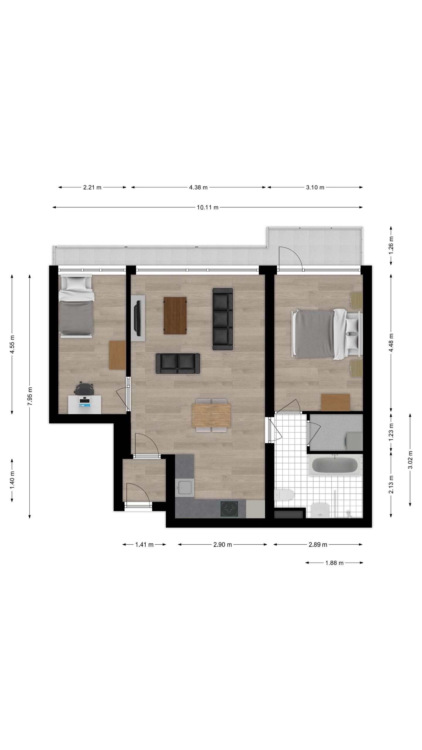 Appartement te koop: Korte Nieuwstraat 44, Tilburg