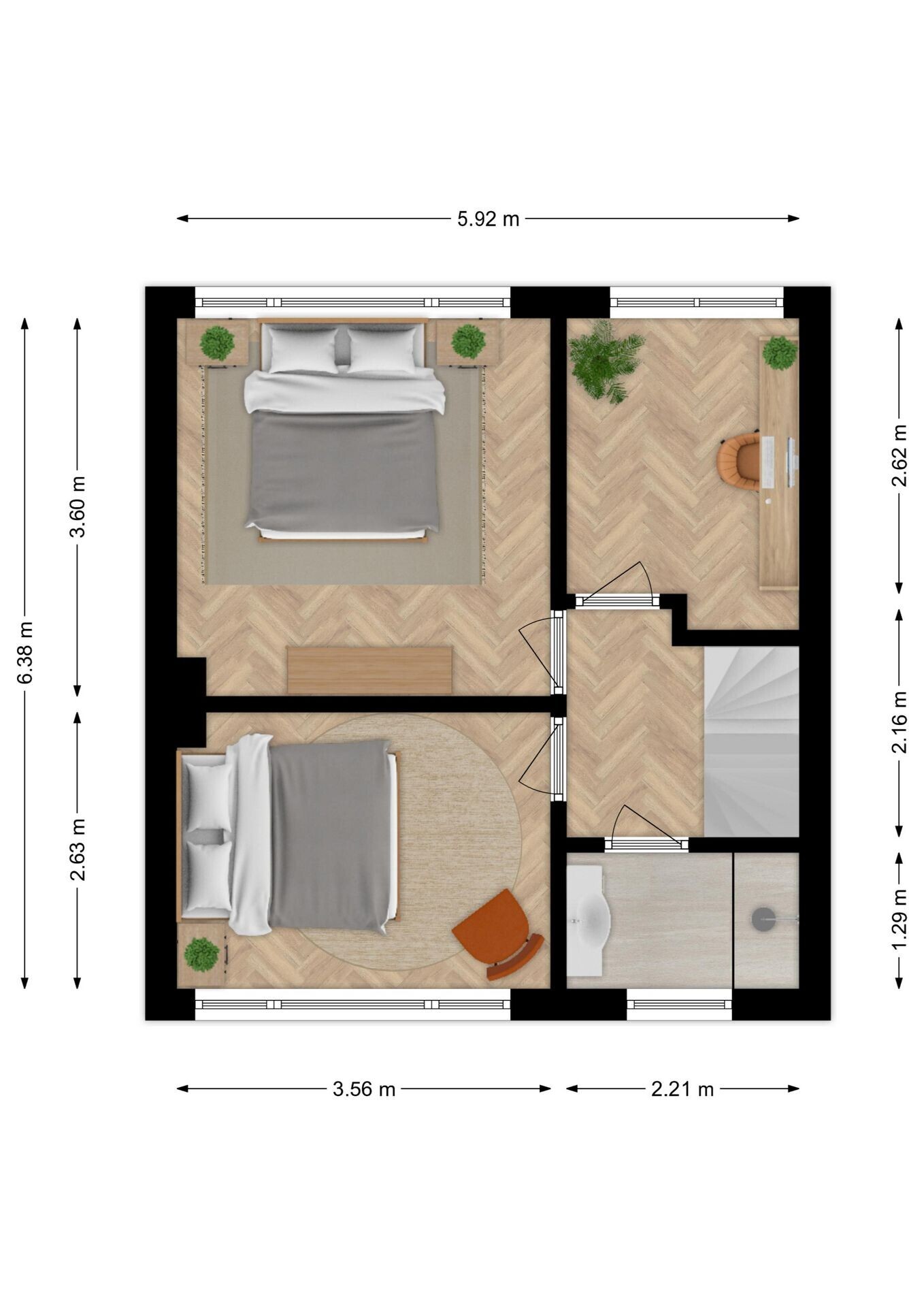 Tussenwoning te koop: Vuurdoornhof 4, Waalwijk