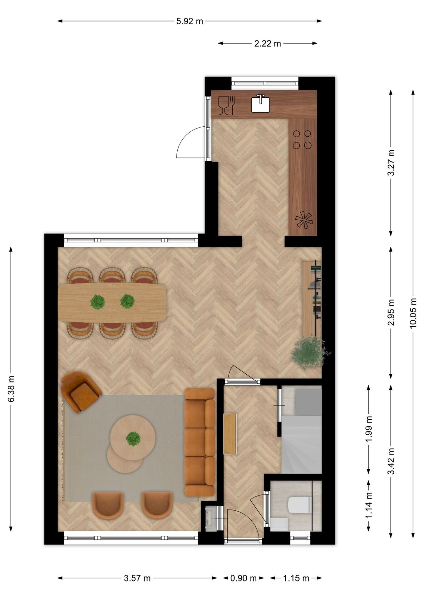 Tussenwoning te koop: Vuurdoornhof 4, Waalwijk