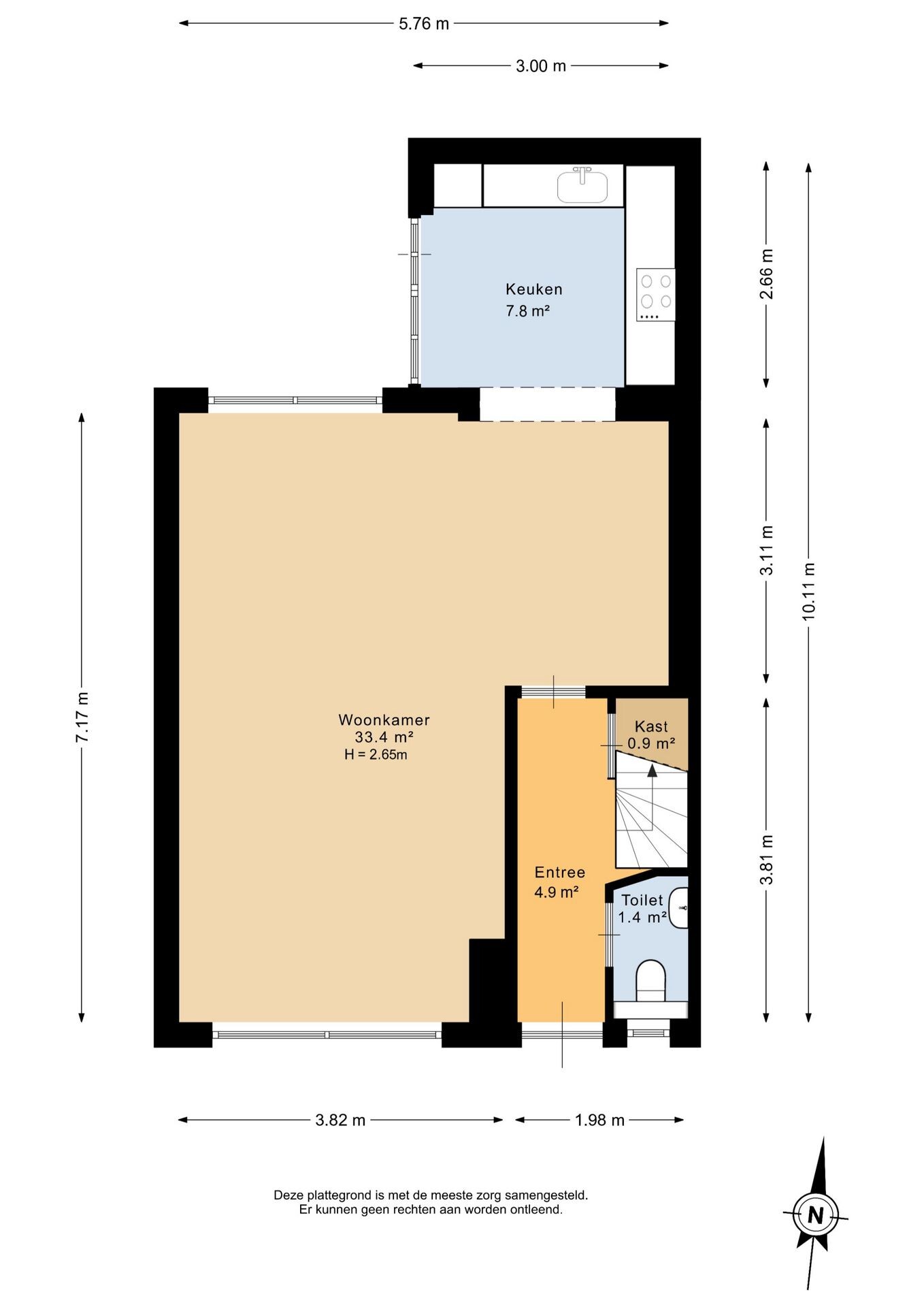 Tussenwoning te koop: Jacob Obrechtpark 16, Waalwijk